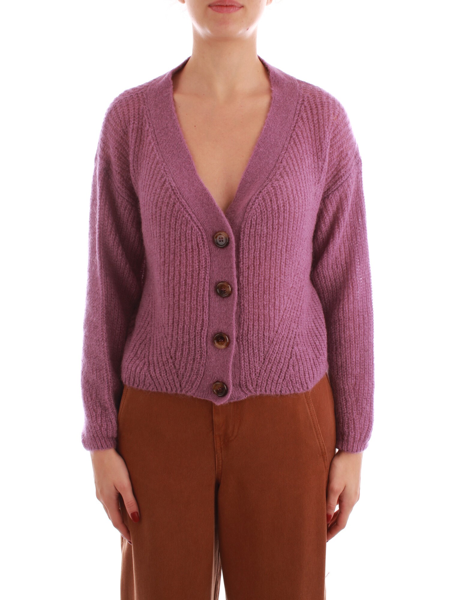 Donna Pinko Cardigan corto in misto mohair VIOLA PRISMA | Maglieria ·  Ecoausilia
