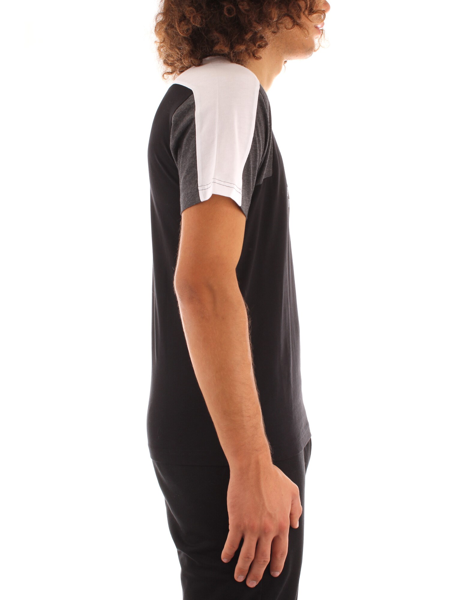 Ea7 Clothing Man Short sleeve BLACK 6KPT12
