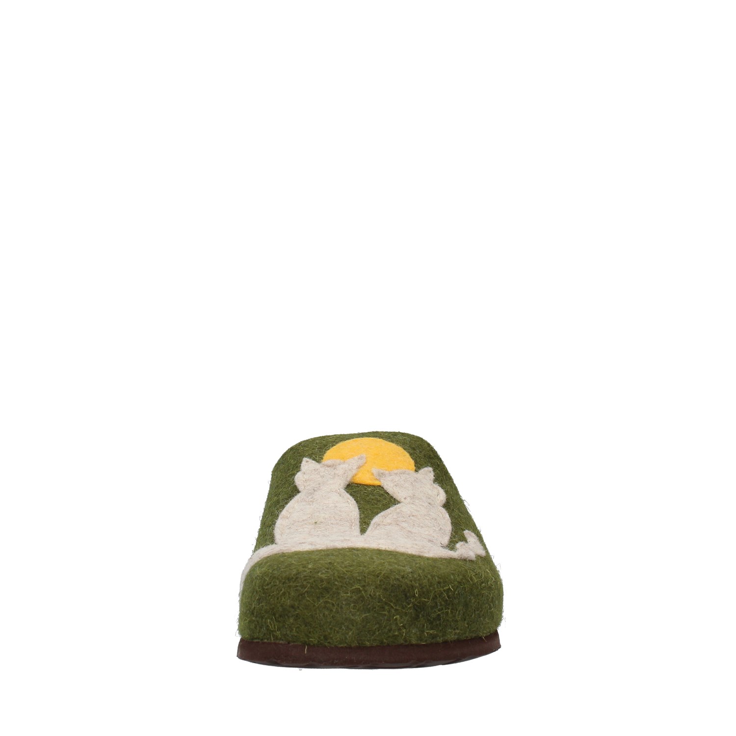 Bionatura Shoes Woman Slippers GREEN 12GAT20-I-FELV74
