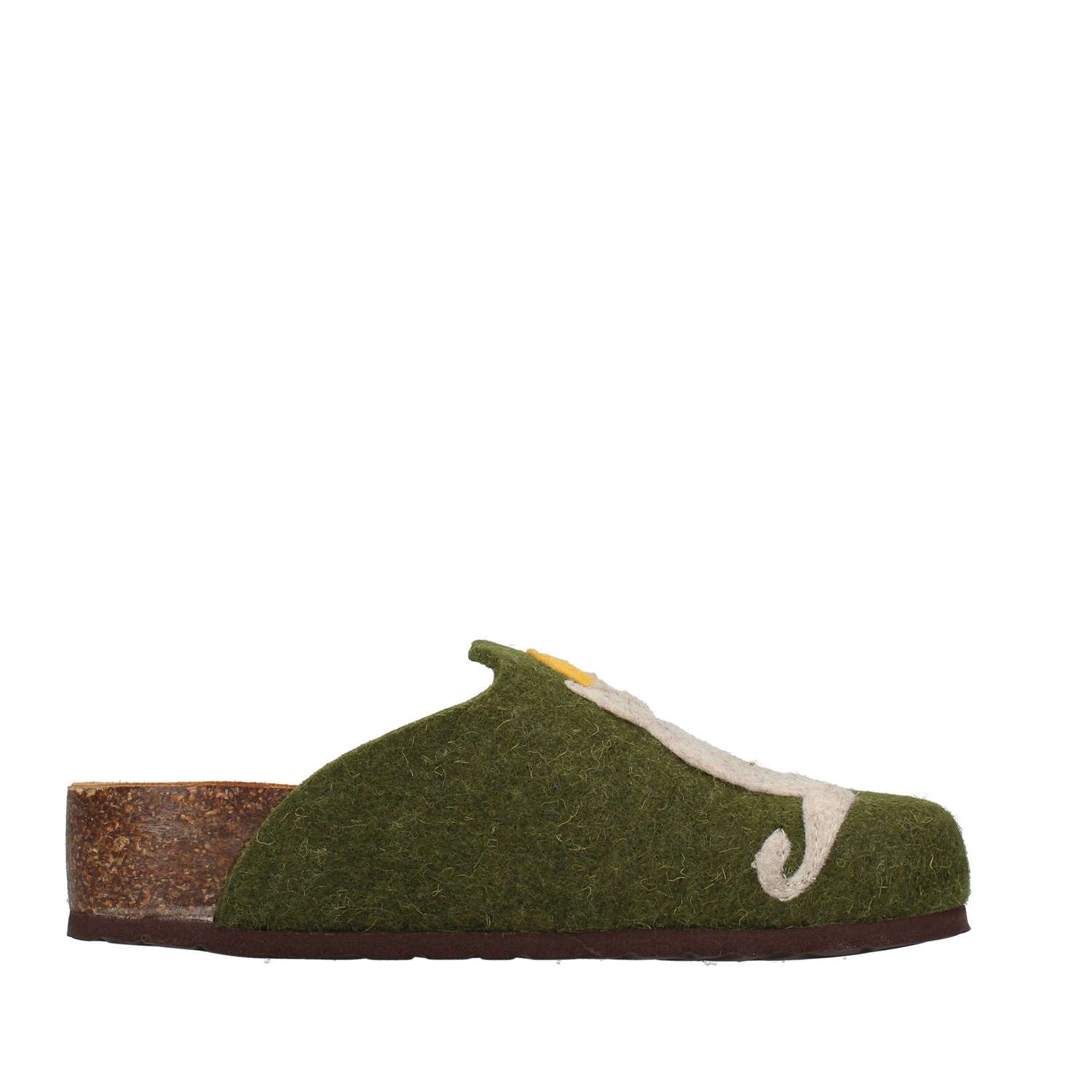 Bionatura Shoes Woman Slippers GREEN 12GAT20-I-FELV74
