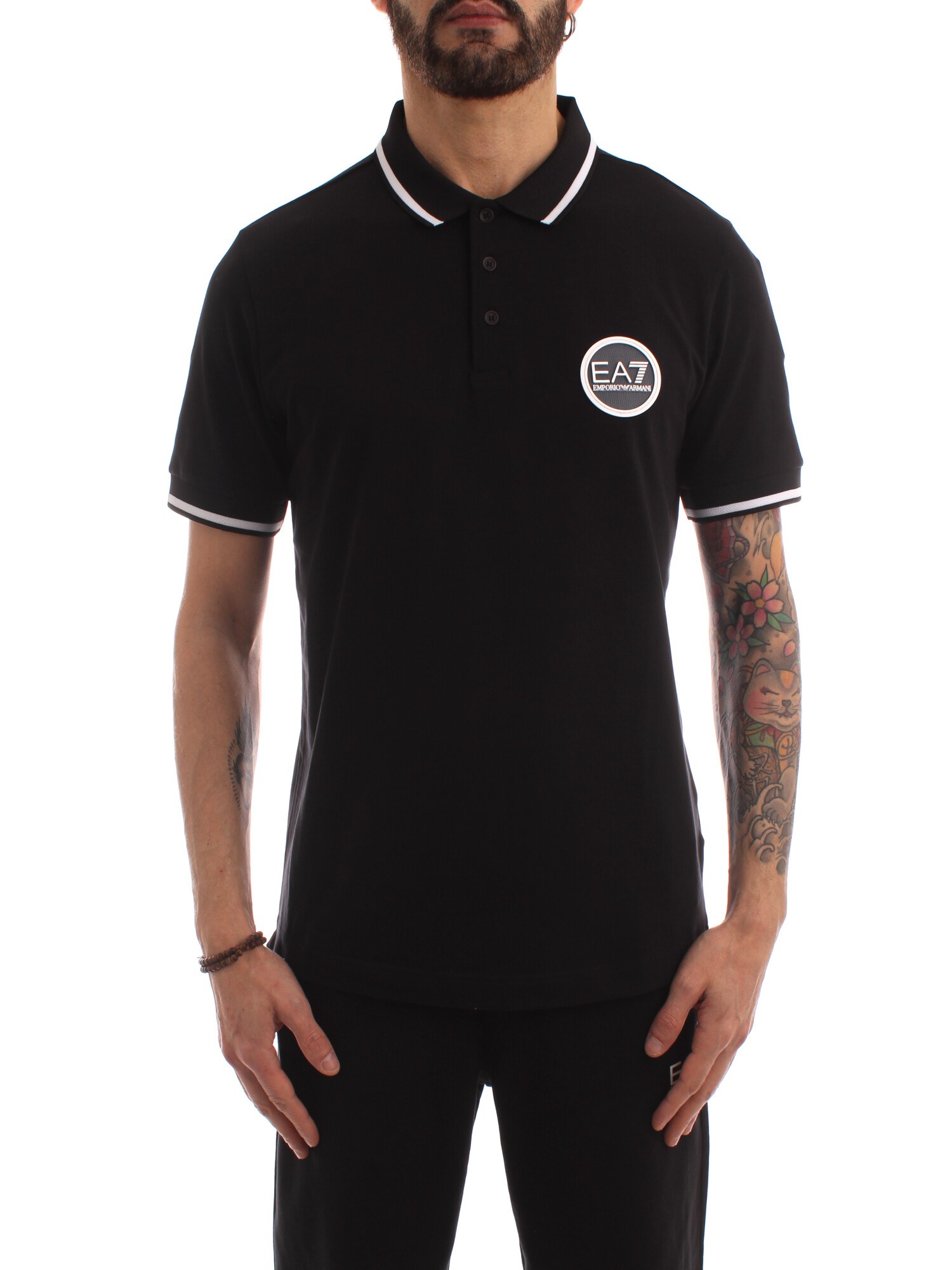 Ea7 3LPF15 BLACK Clothing Man