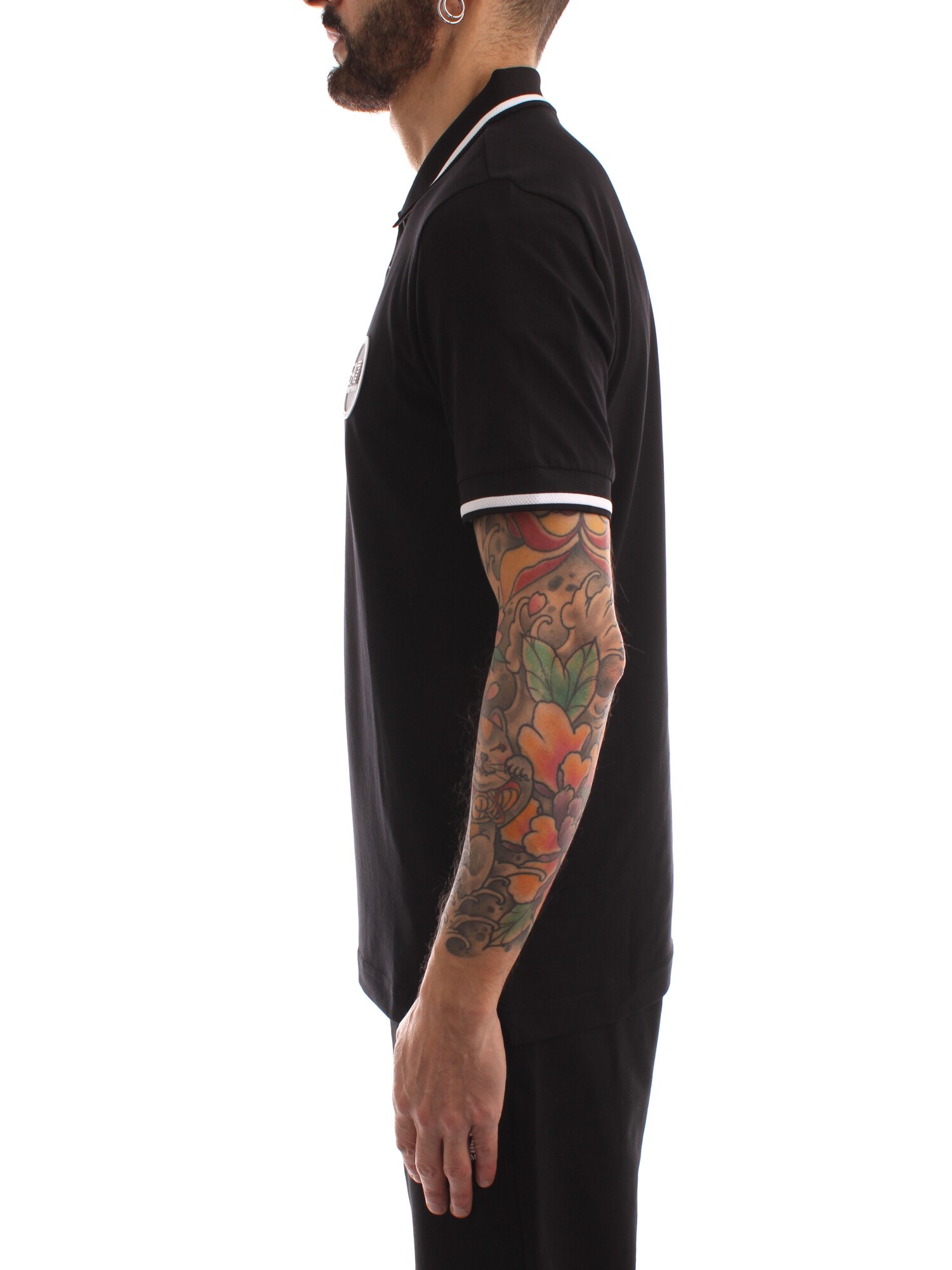 Ea7 Clothing Man Short sleeves BLACK 3LPF15