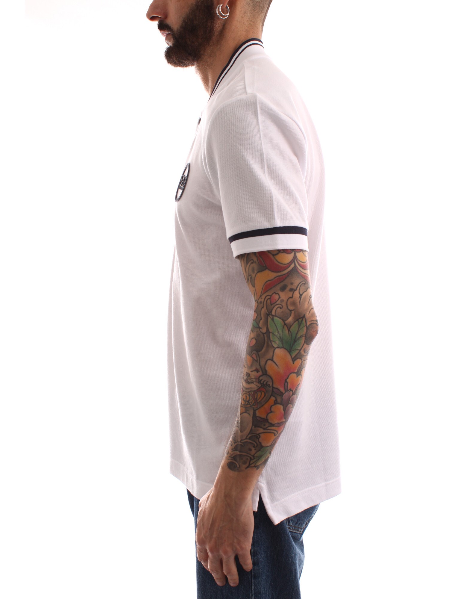 Ea7 Clothing Man Short sleeves WHITE 3LPF18