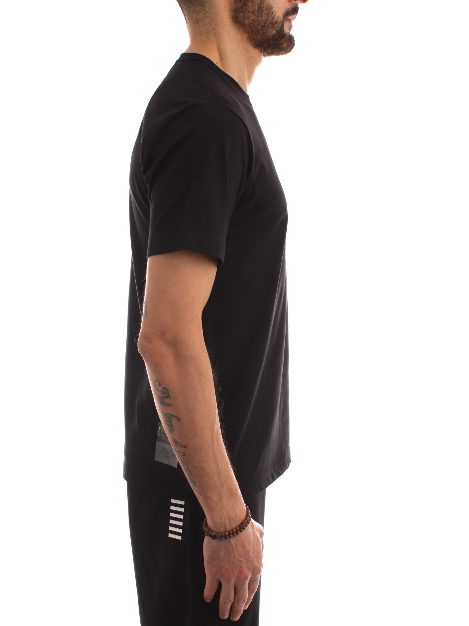 Ea7 Clothing Man Short sleeve BLACK 3LPT15