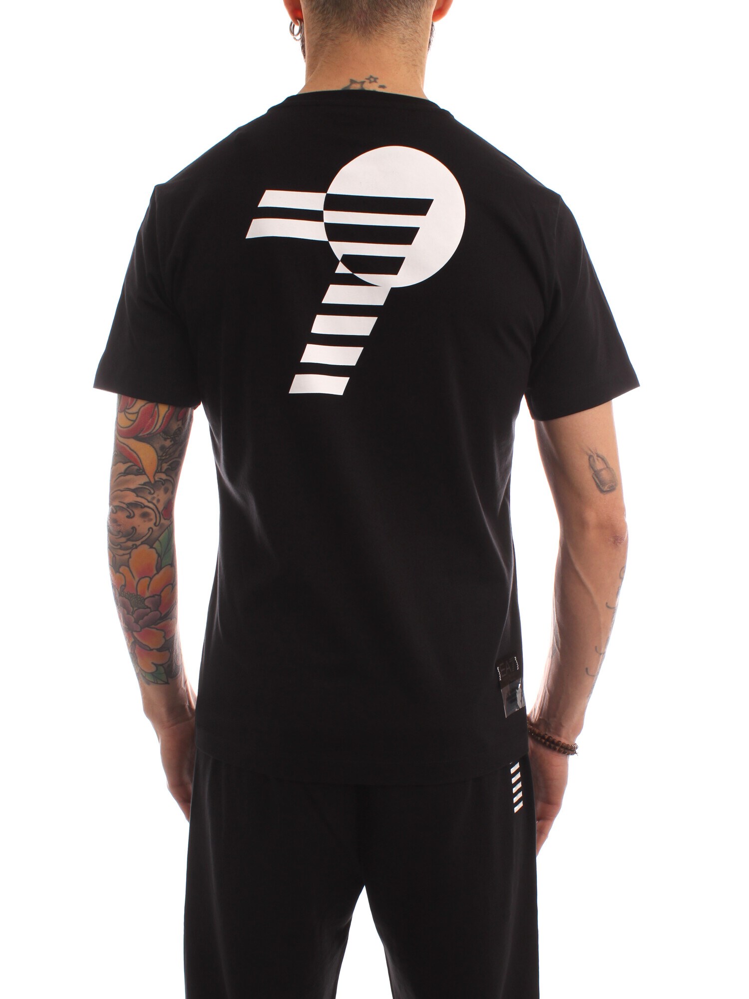 Ea7 Clothing Man Short sleeve BLACK 3LPT15