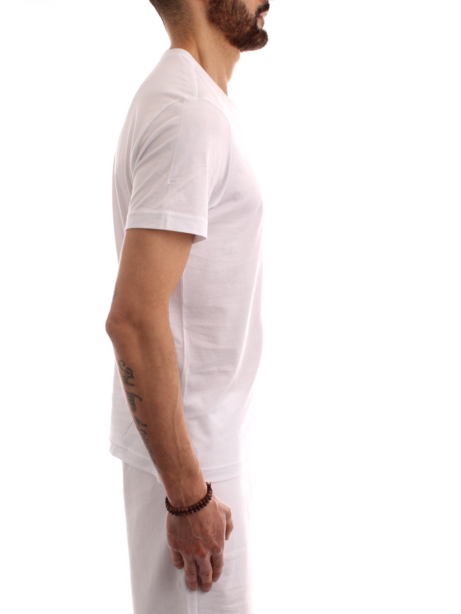 Ea7 Clothing Man Short sleeve WHITE 8NPT03