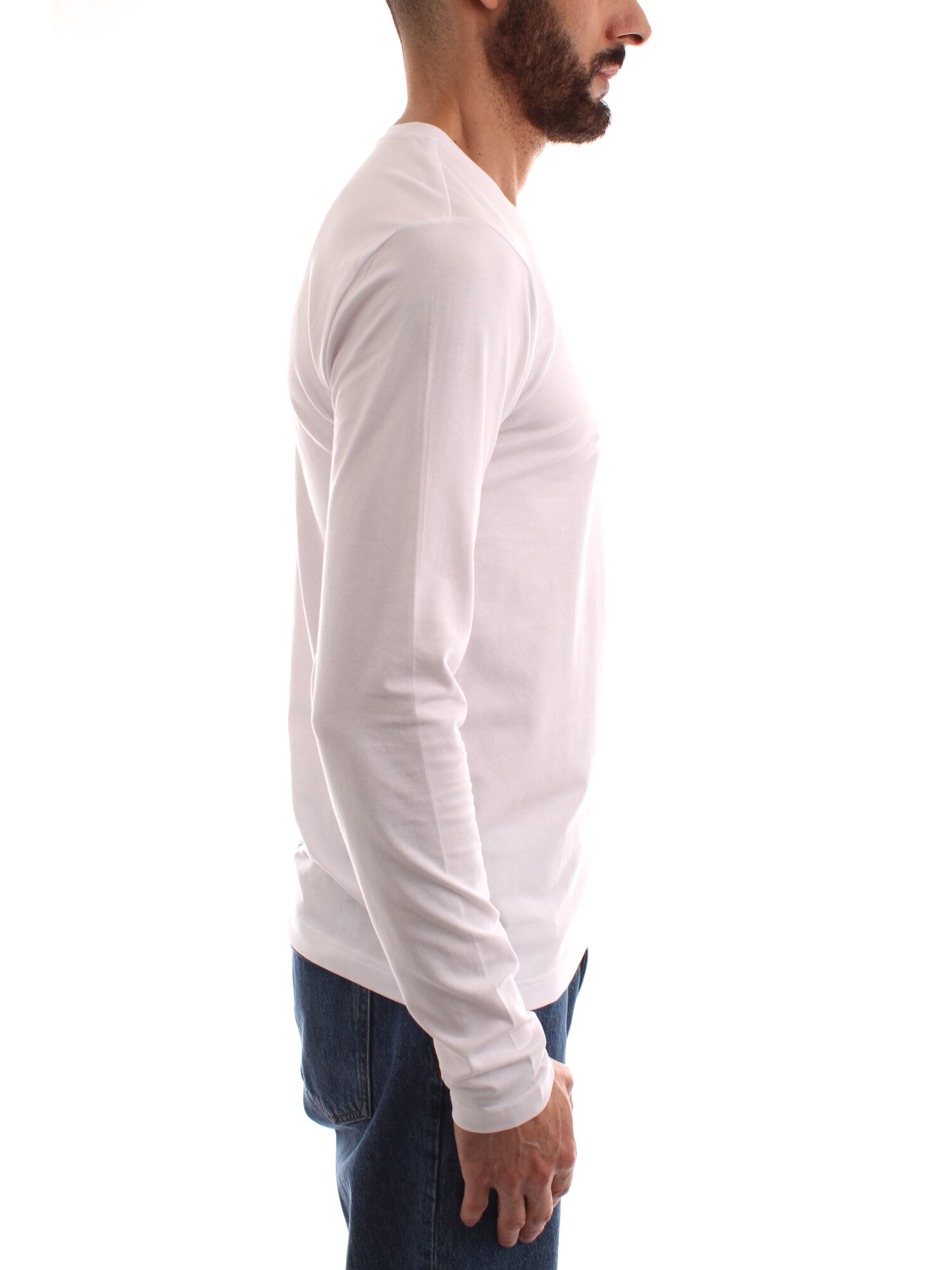 Ea7 Clothing Man Long sleeve WHITE 8NPT55