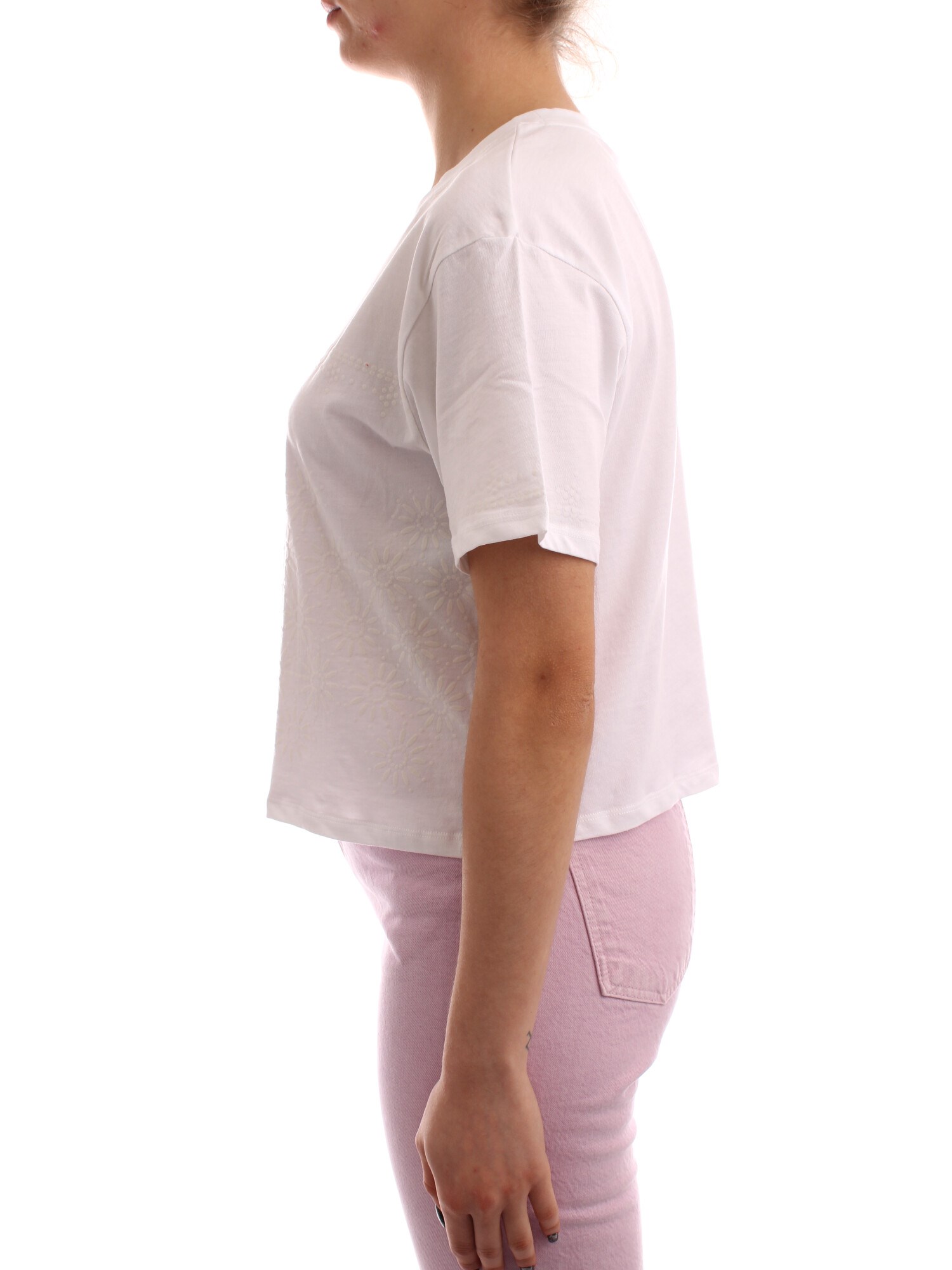 Desigual Clothing Woman Short sleeve WHITE 22SWTK63