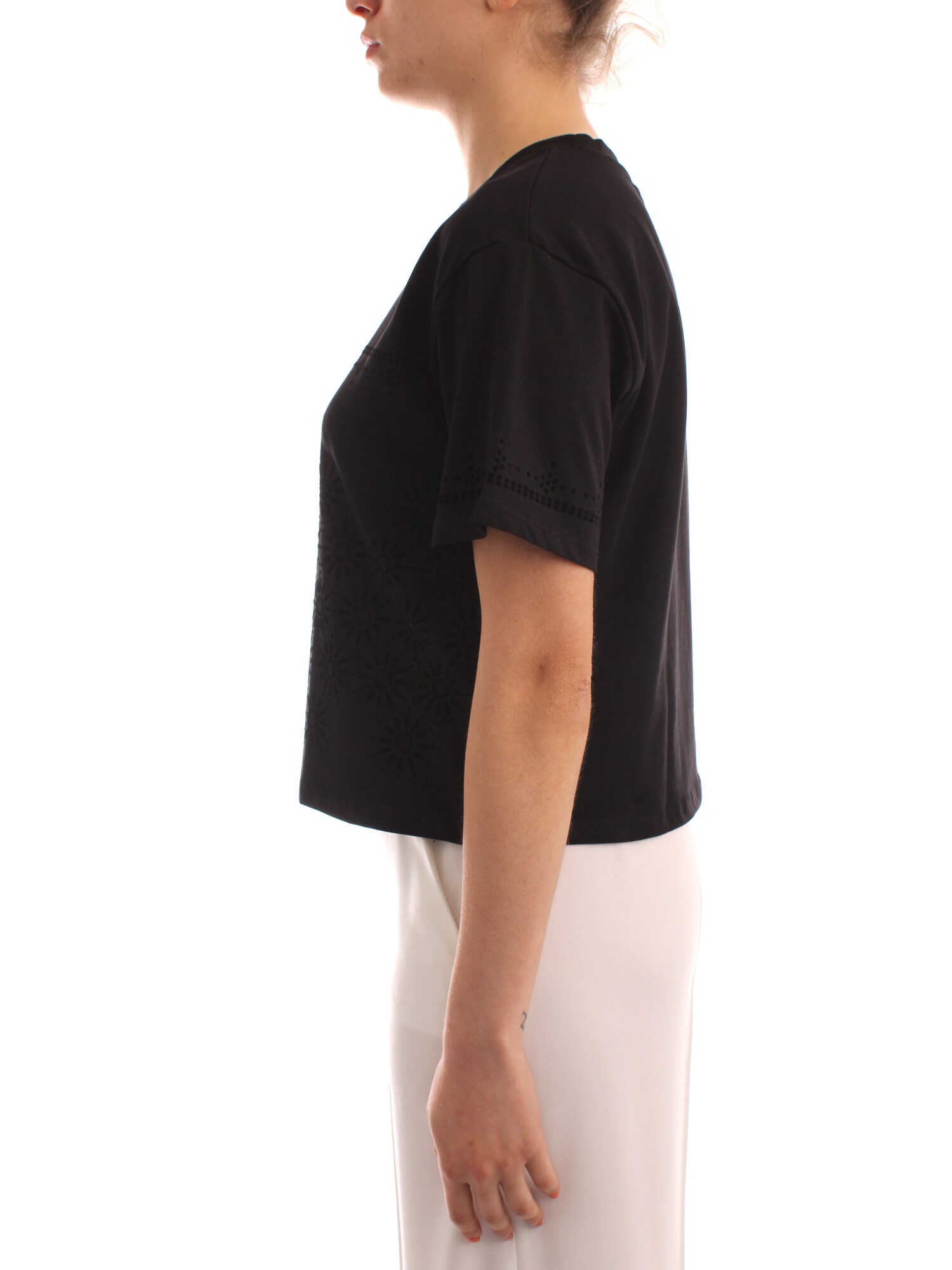 Desigual Clothing Woman Short sleeve BLACK 22SWTK63