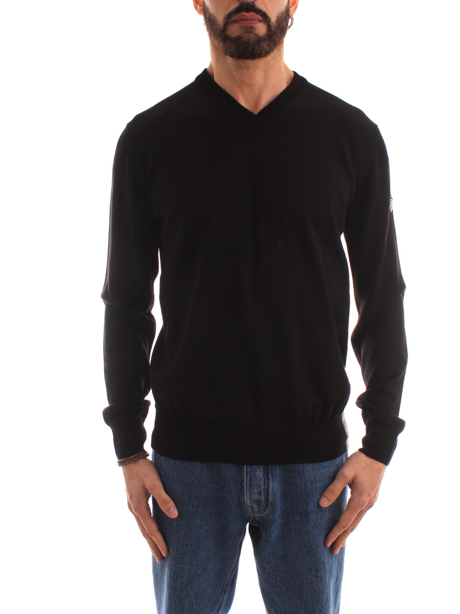 Ea7 Clothing Man V-neck BLACK 8NPMZ7