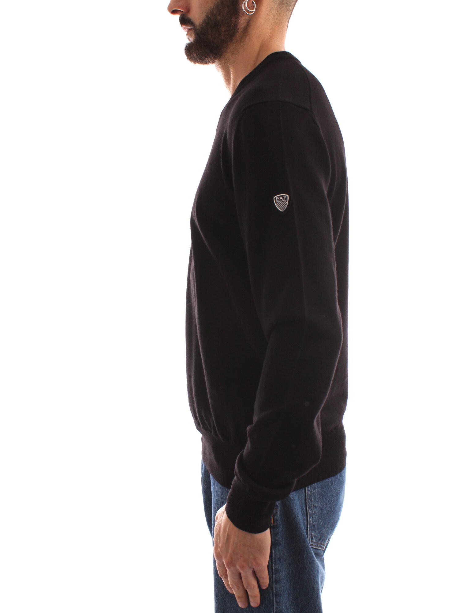 Ea7 Clothing Man V-neck BLACK 8NPMZ7