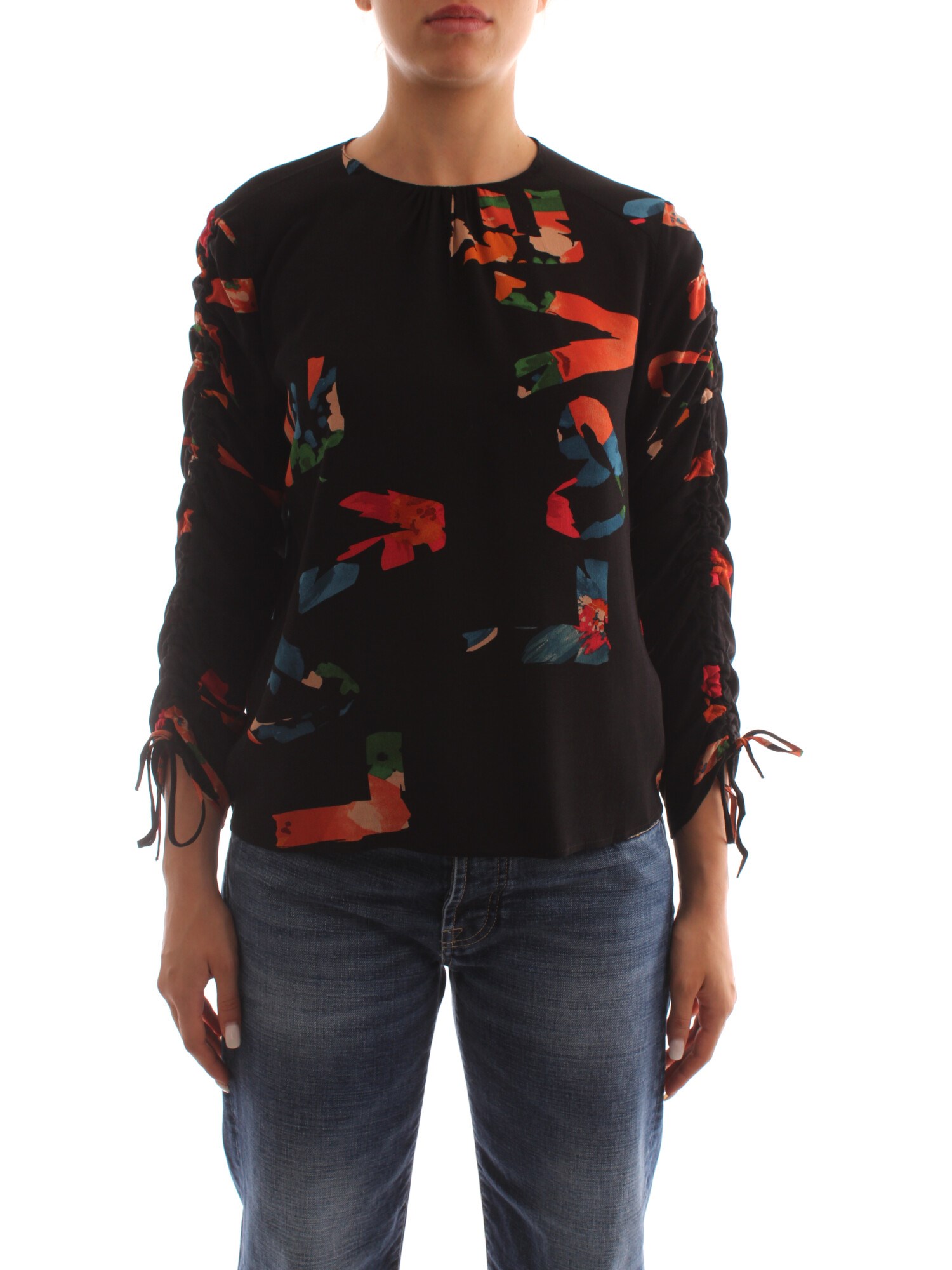 Desigual Clothing Woman Blouses BLACK 22WWBW11
