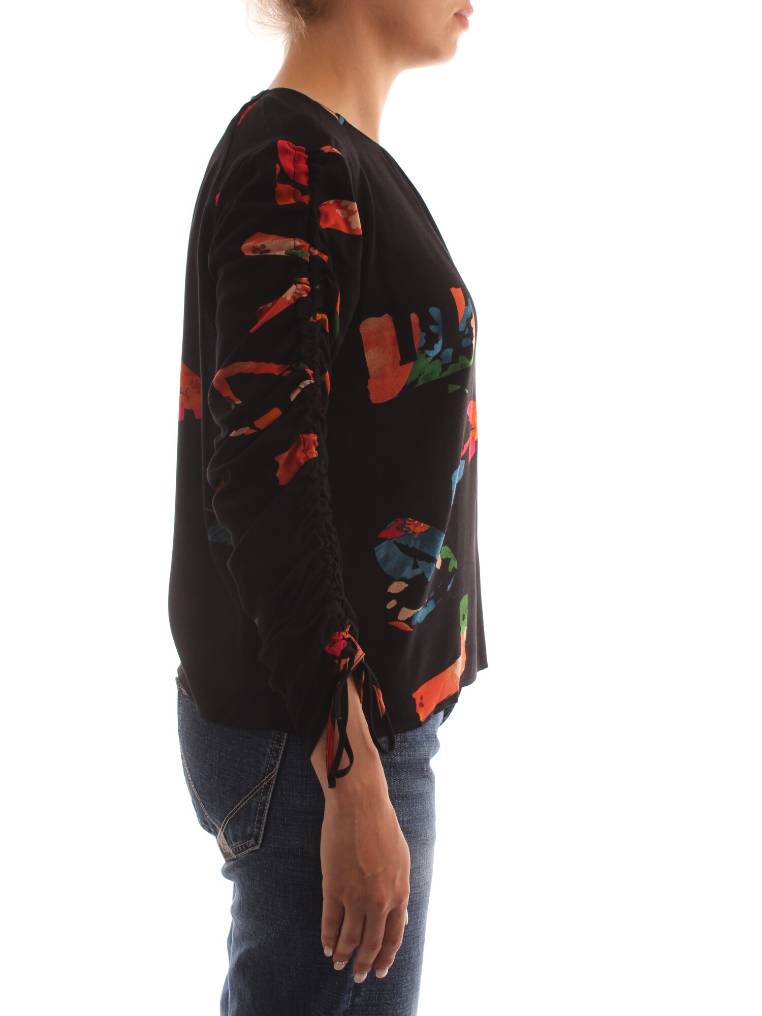 Desigual Clothing Woman Blouses BLACK 22WWBW11
