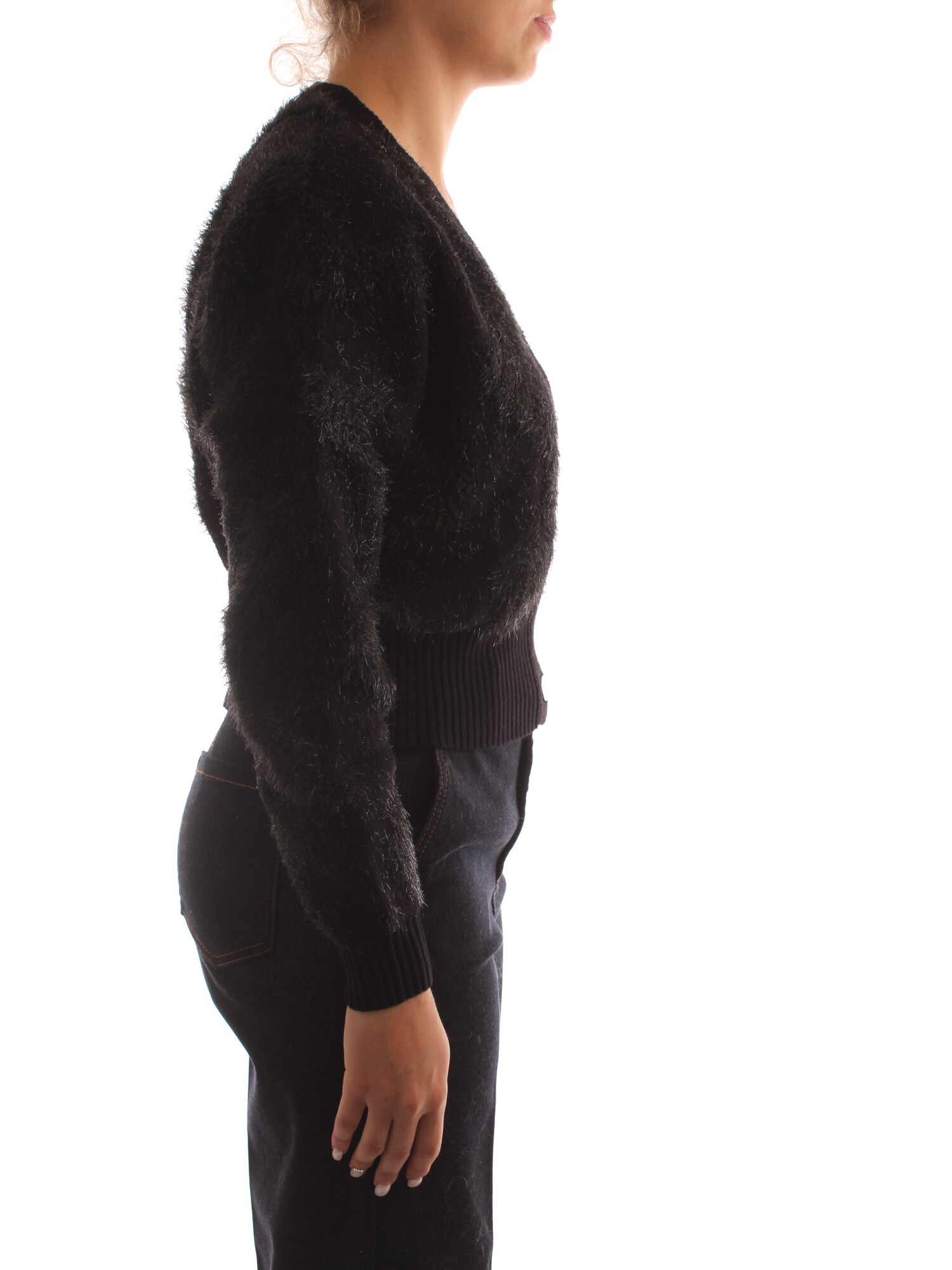 Desigual Clothing Woman Cardigan BLACK 22WWJF79