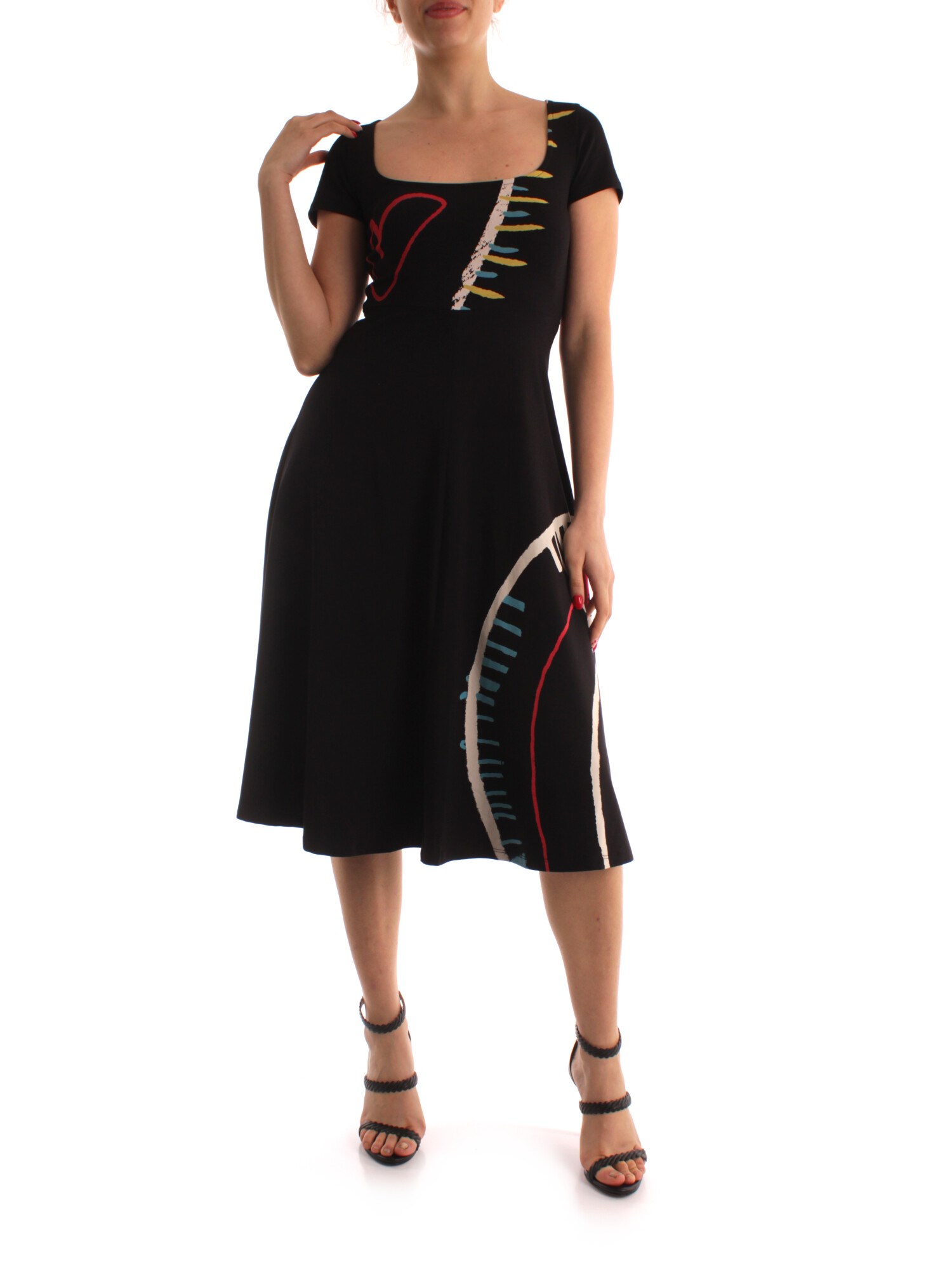 Desigual Clothing Woman Calf BLACK 23SWVK12
