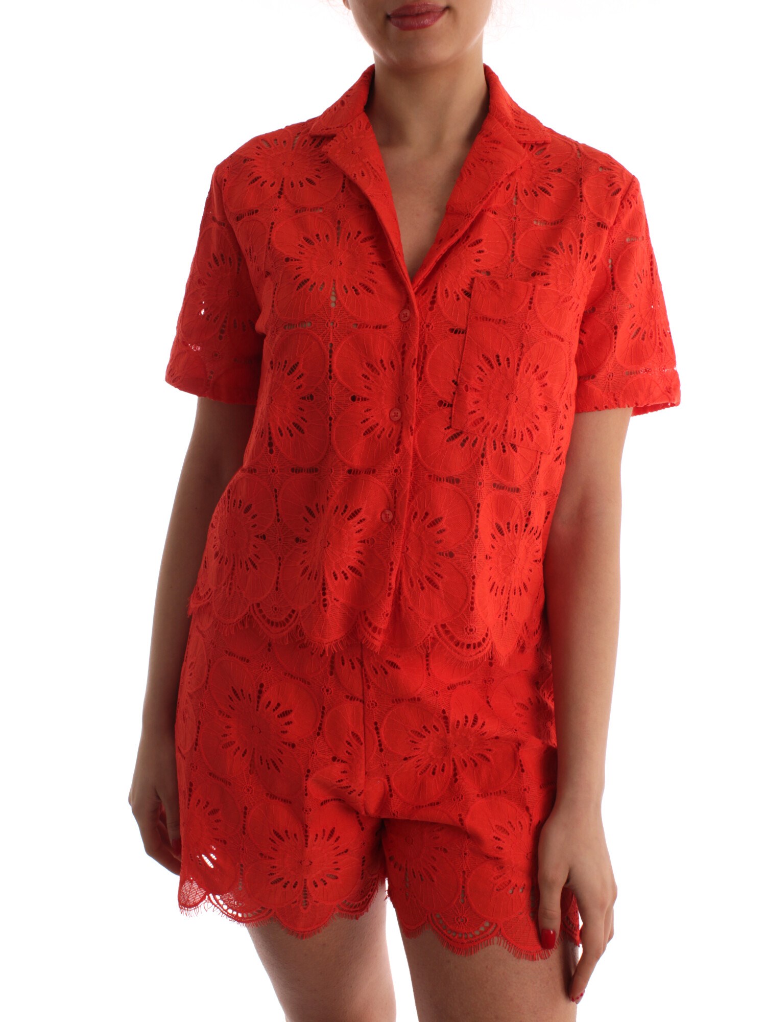 Desigual Clothing Woman Blouses RED 23SWCW09