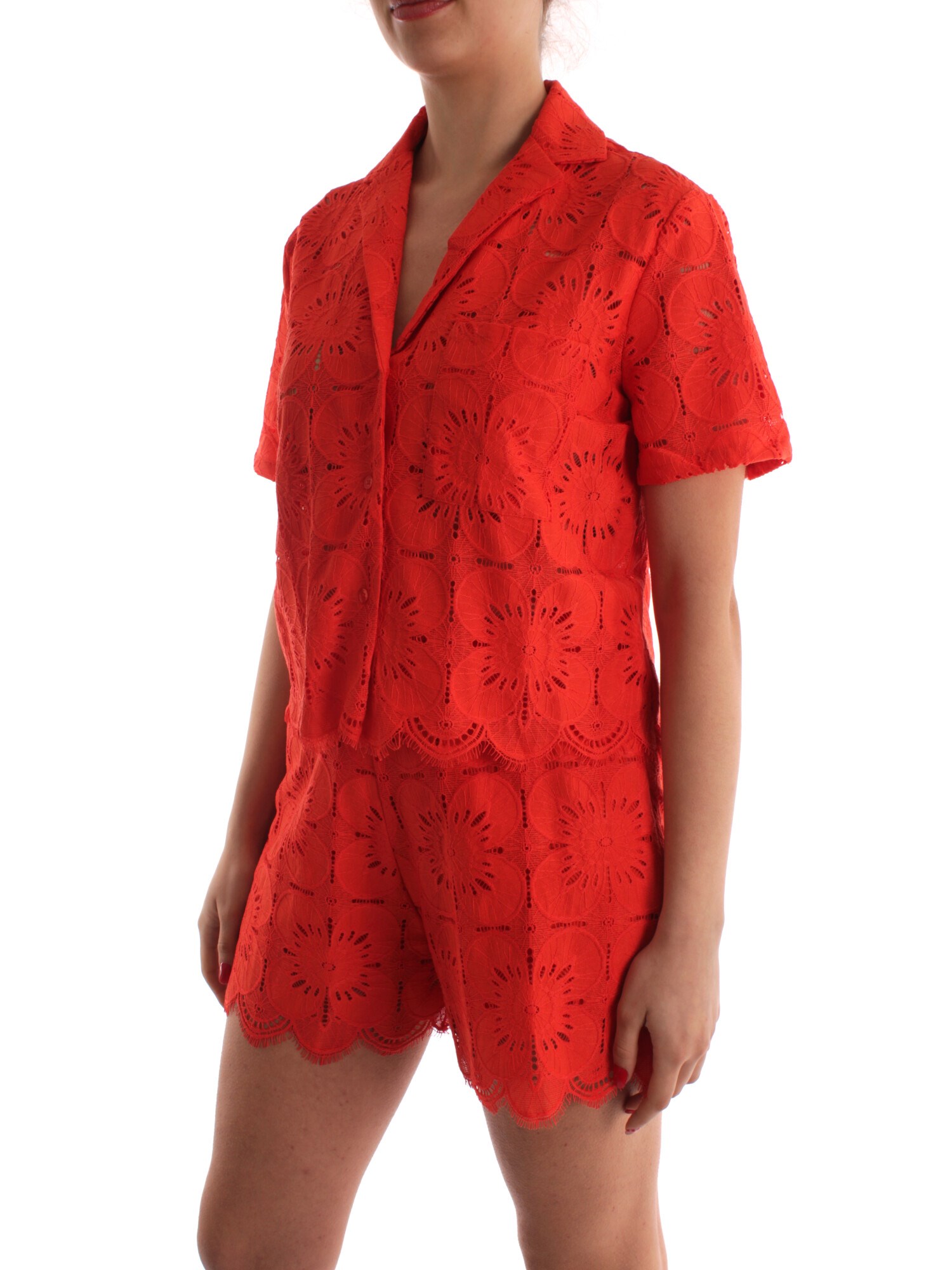 Desigual Clothing Woman Blouses RED 23SWCW09