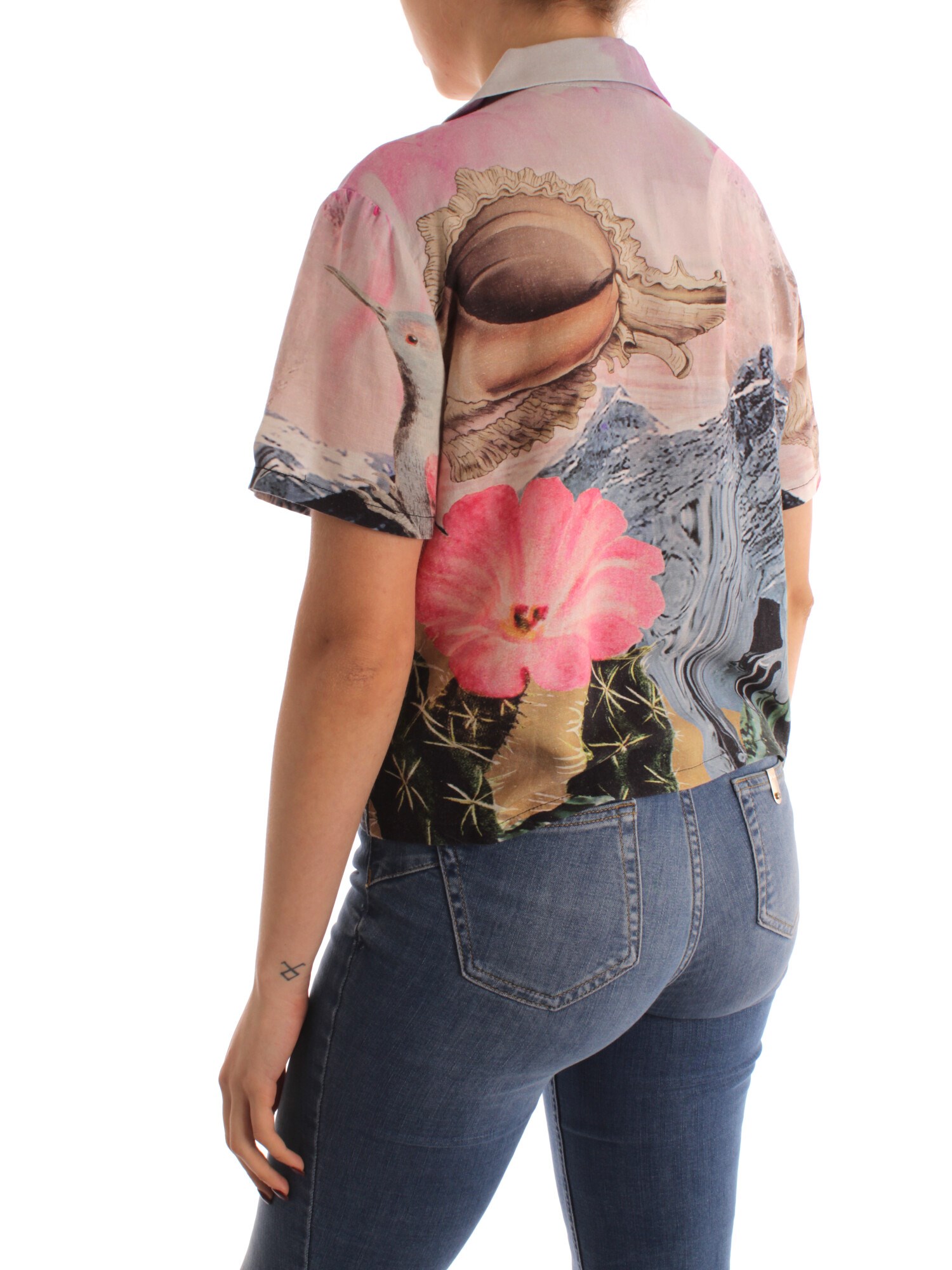 Desigual Clothing Woman Blouses FUCHSIA 23SWCW47