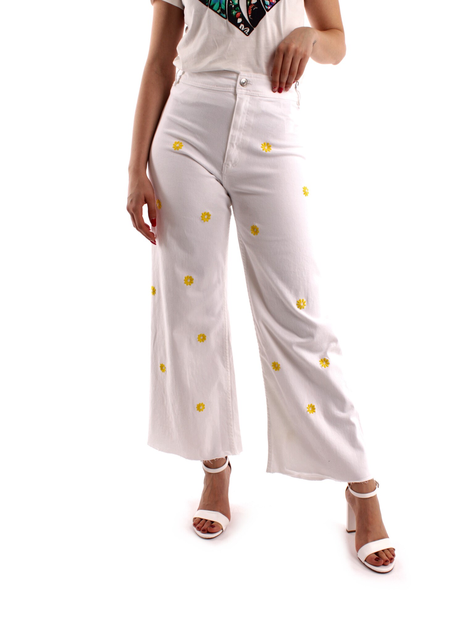 Desigual Clothing Woman Cropped WHITE 23SWDD75