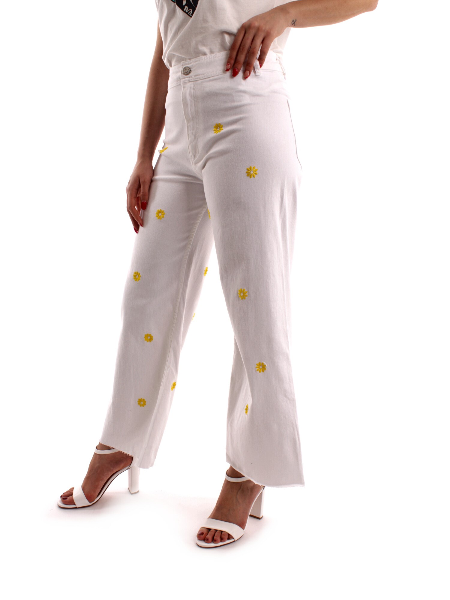 Desigual Clothing Woman Cropped WHITE 23SWDD75