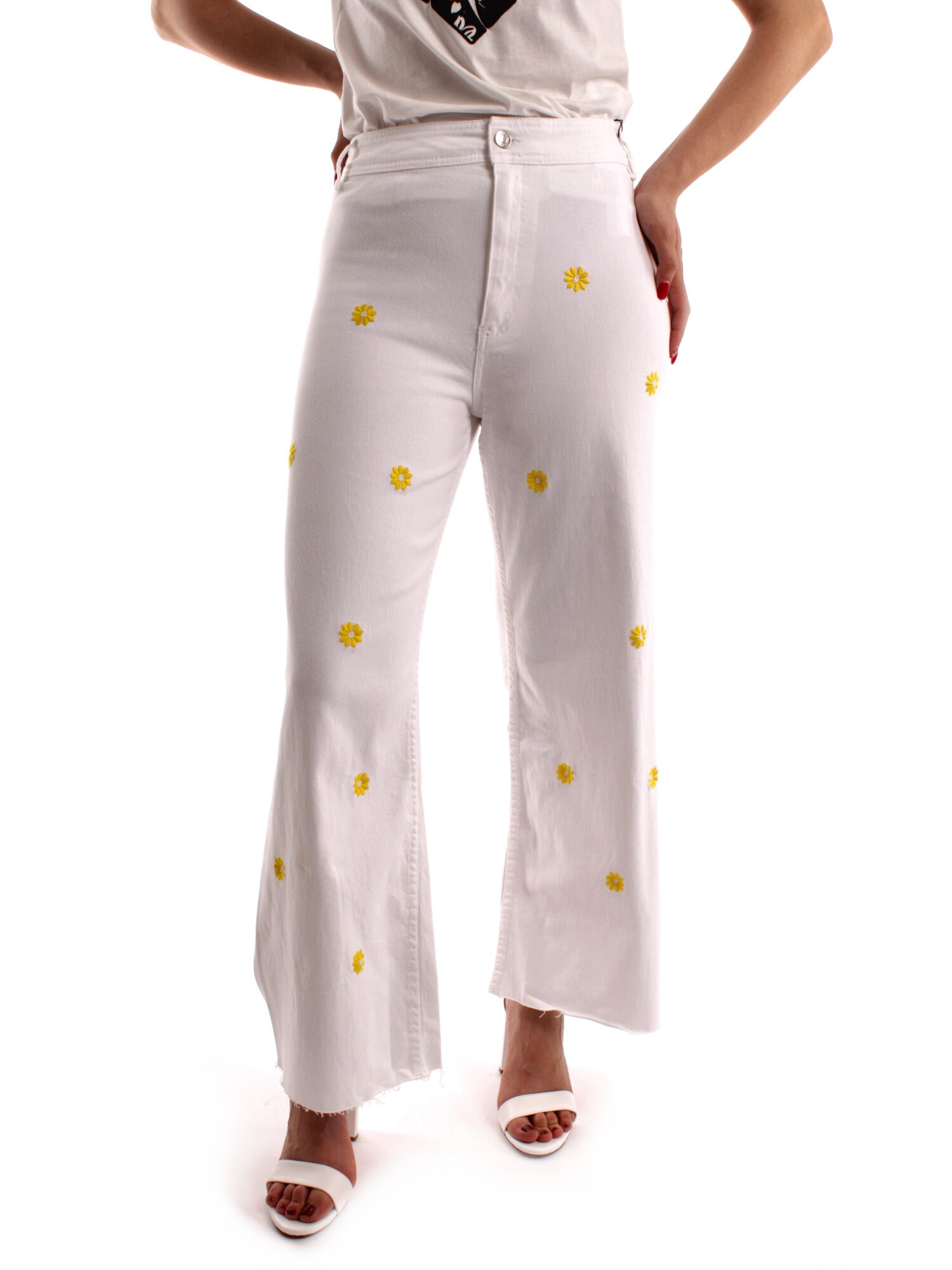 Desigual Clothing Woman Cropped WHITE 23SWDD75