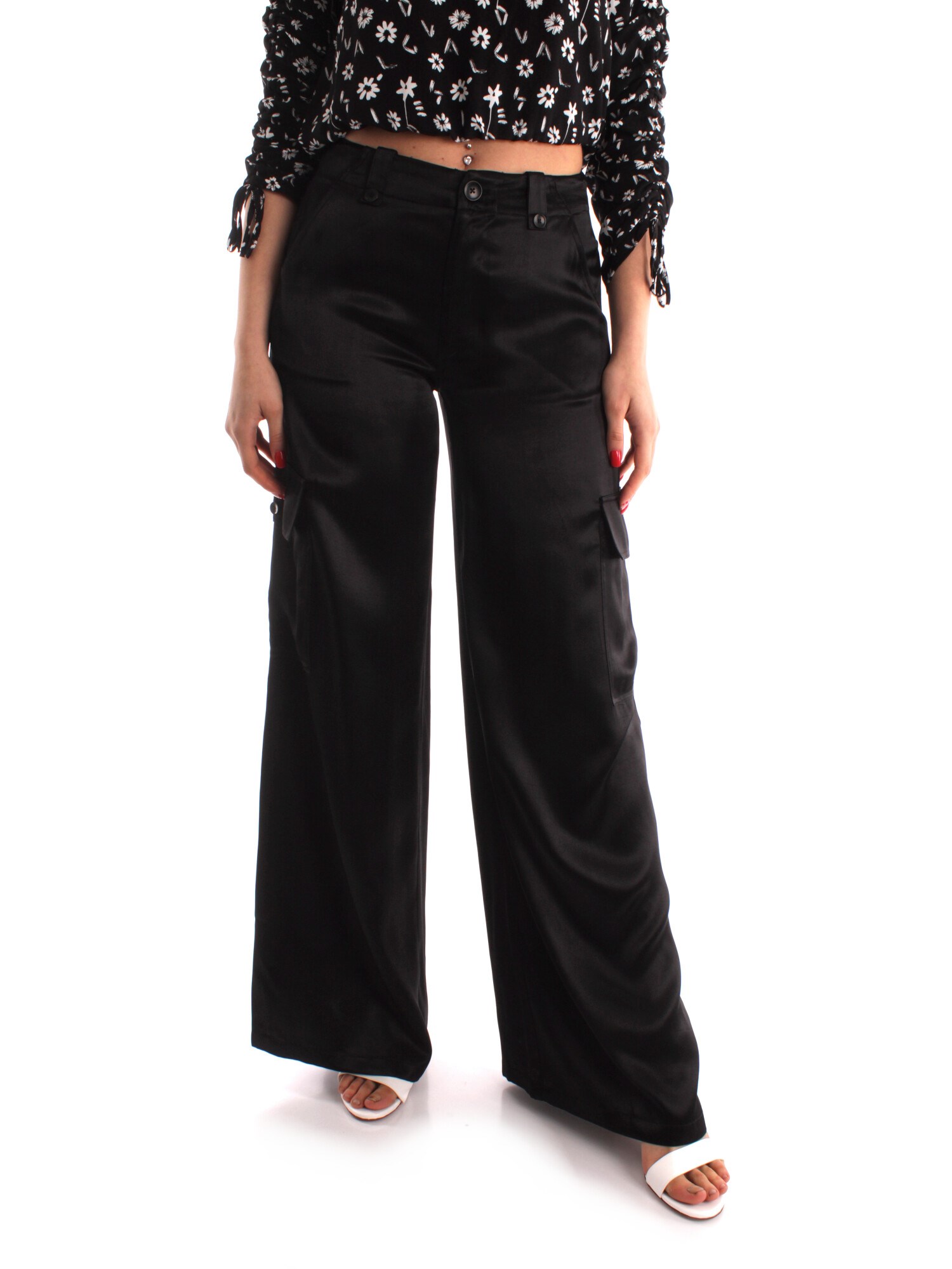 Desigual Clothing Woman Cargo BLACK 23SWPW13