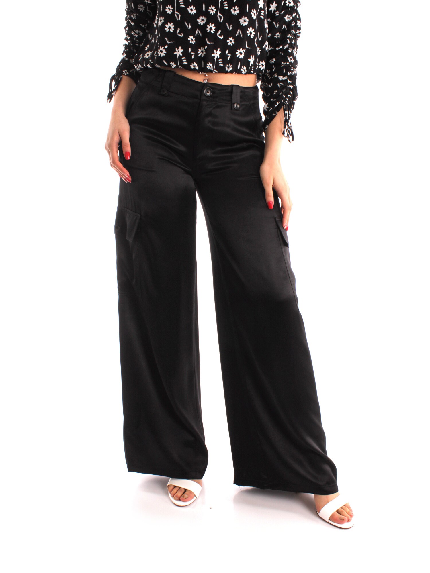 Desigual Clothing Woman Cargo BLACK 23SWPW13