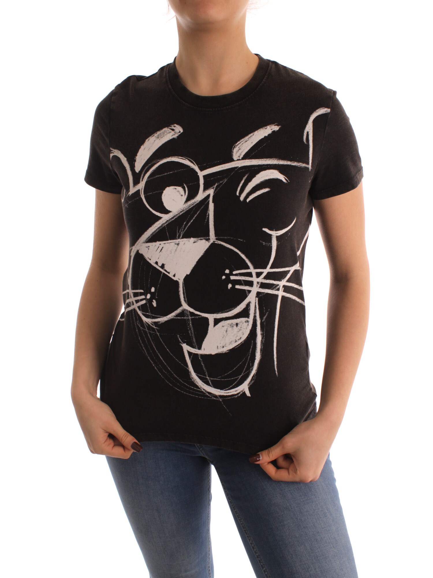 Desigual 23SWTK81 BLACK Clothing Woman