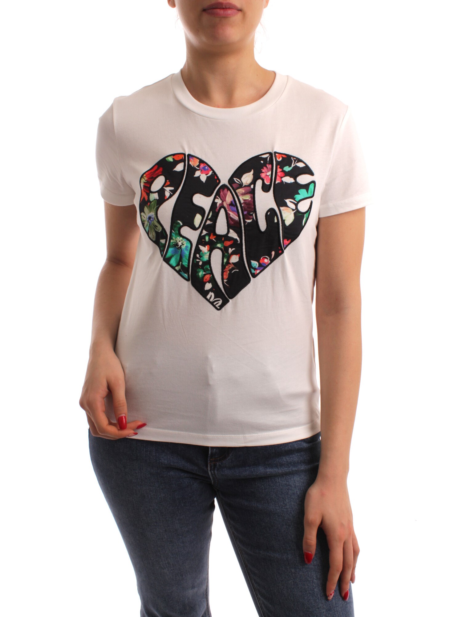 Desigual Clothing Woman Short sleeve WHITE 23SWTK92