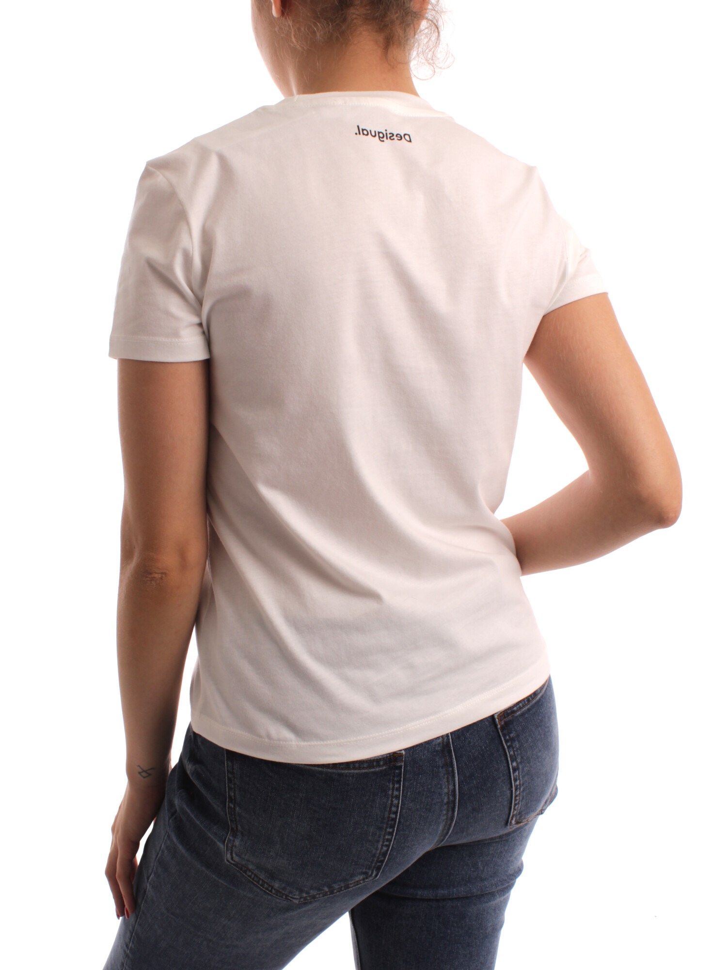 Desigual Clothing Woman Short sleeve WHITE 23SWTK92
