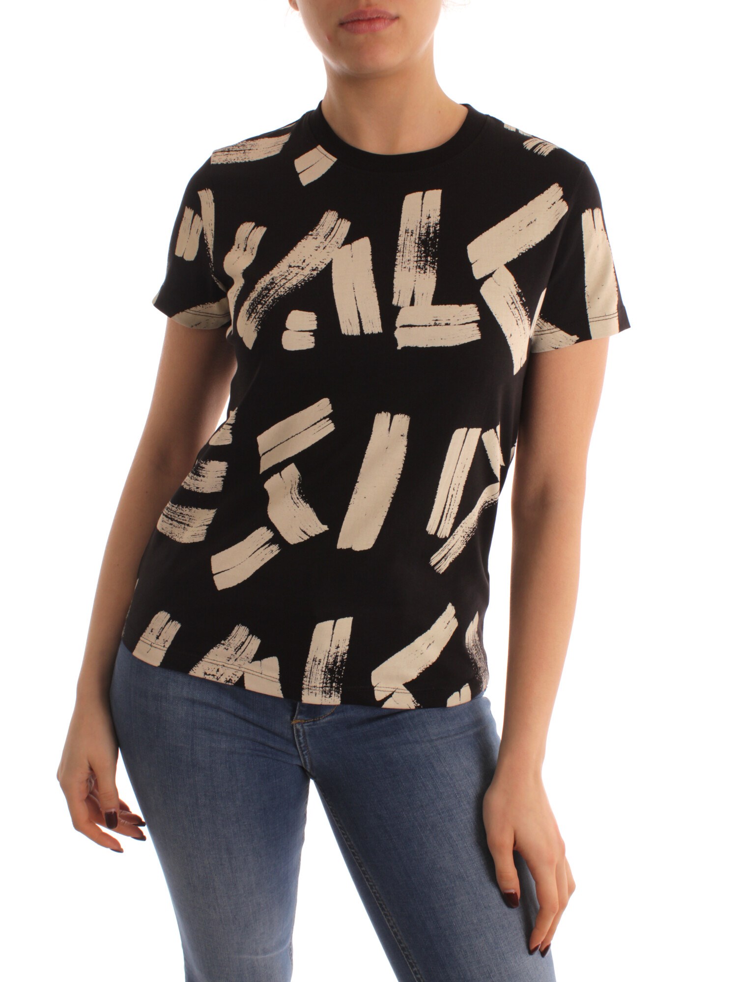 Desigual Clothing Woman Short sleeve BLACK 23SWTKAP