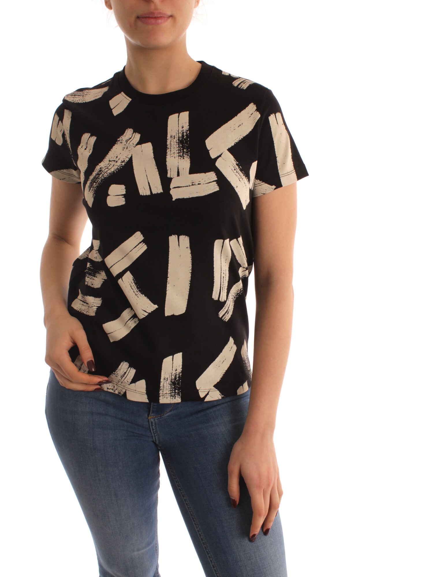 Desigual Clothing Woman Short sleeve BLACK 23SWTKAP