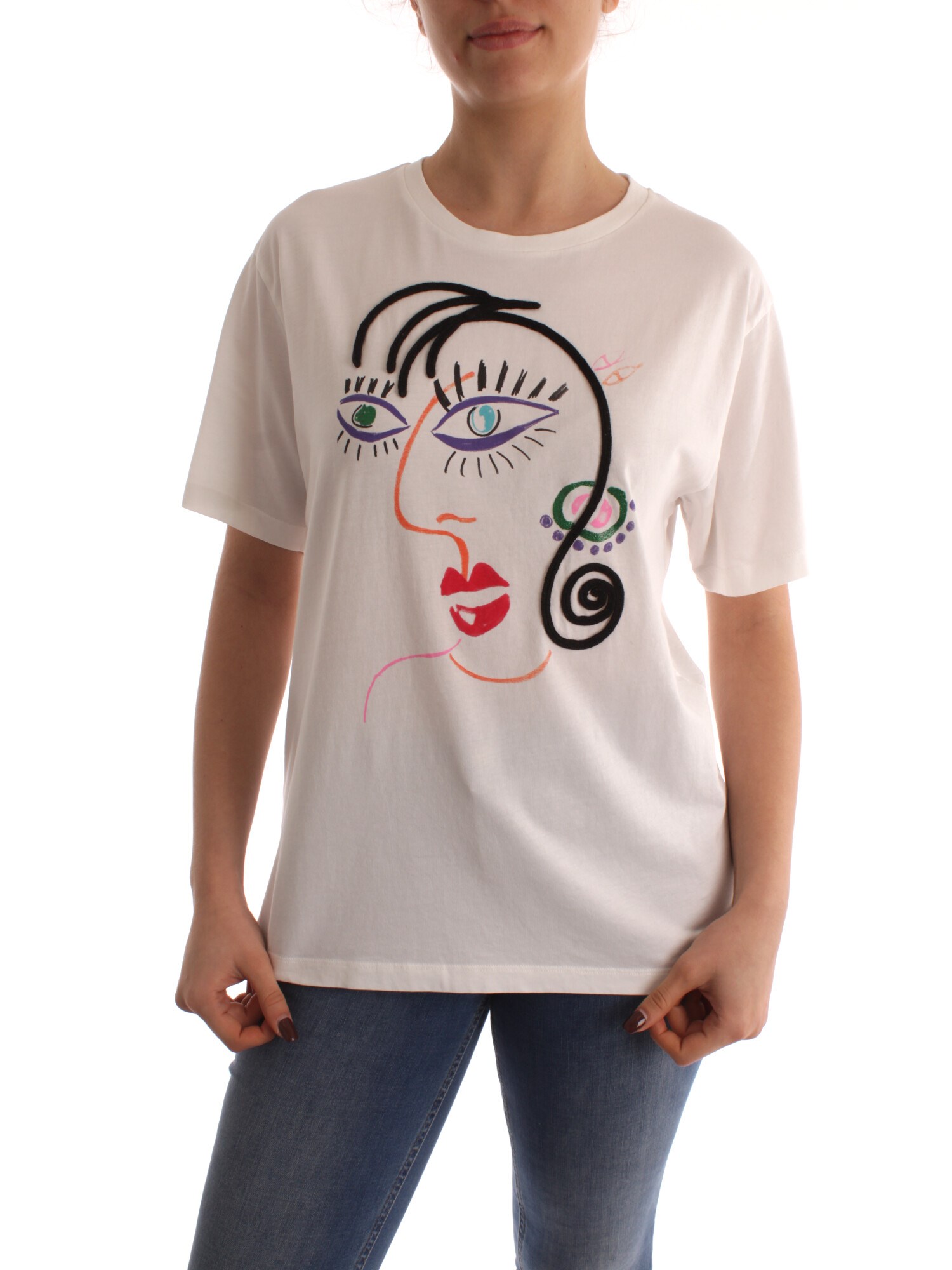 Desigual 23SWTKBU WHITE Clothing Woman