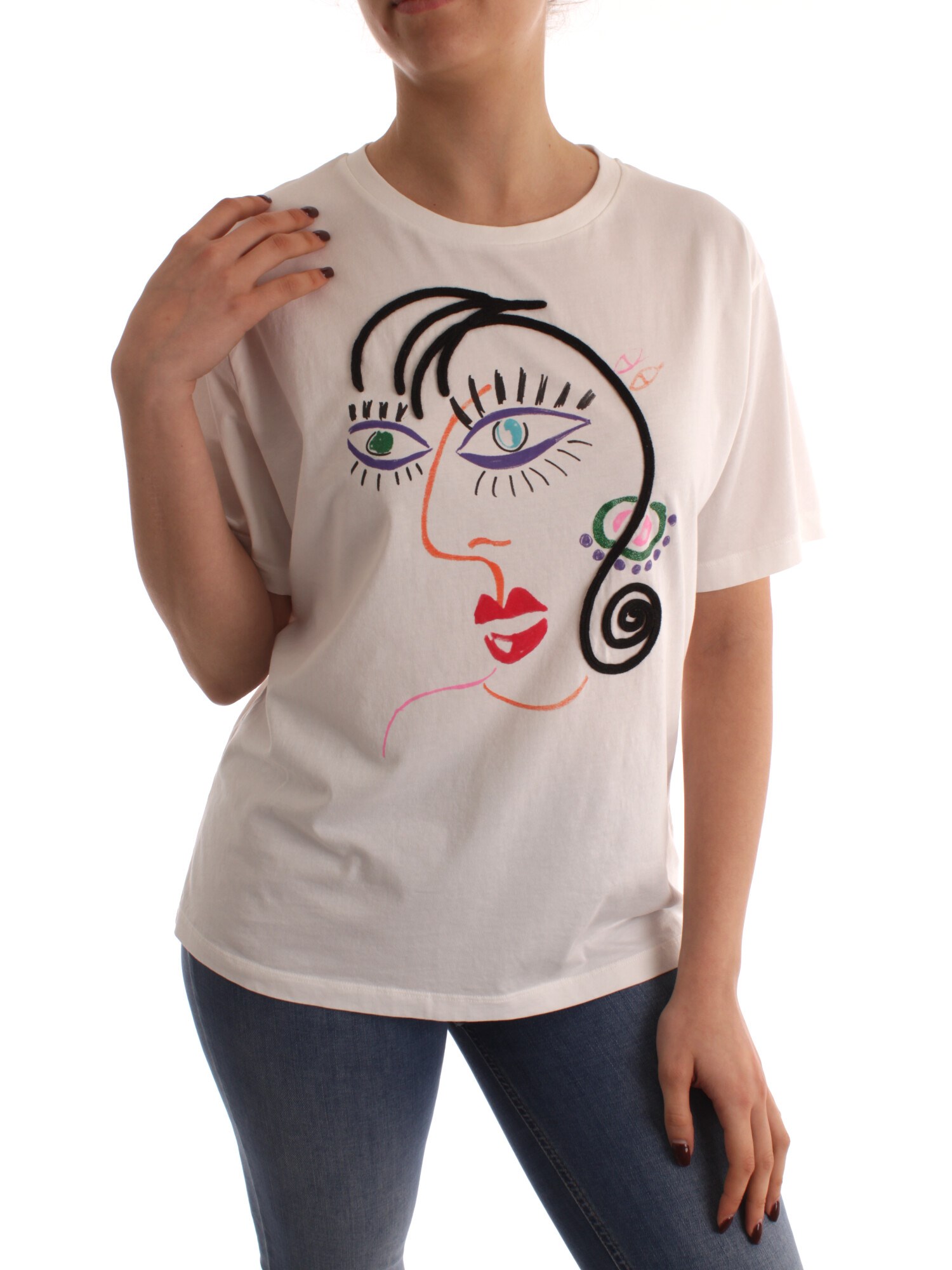 Desigual 23SWTKBU WHITE Clothing Woman