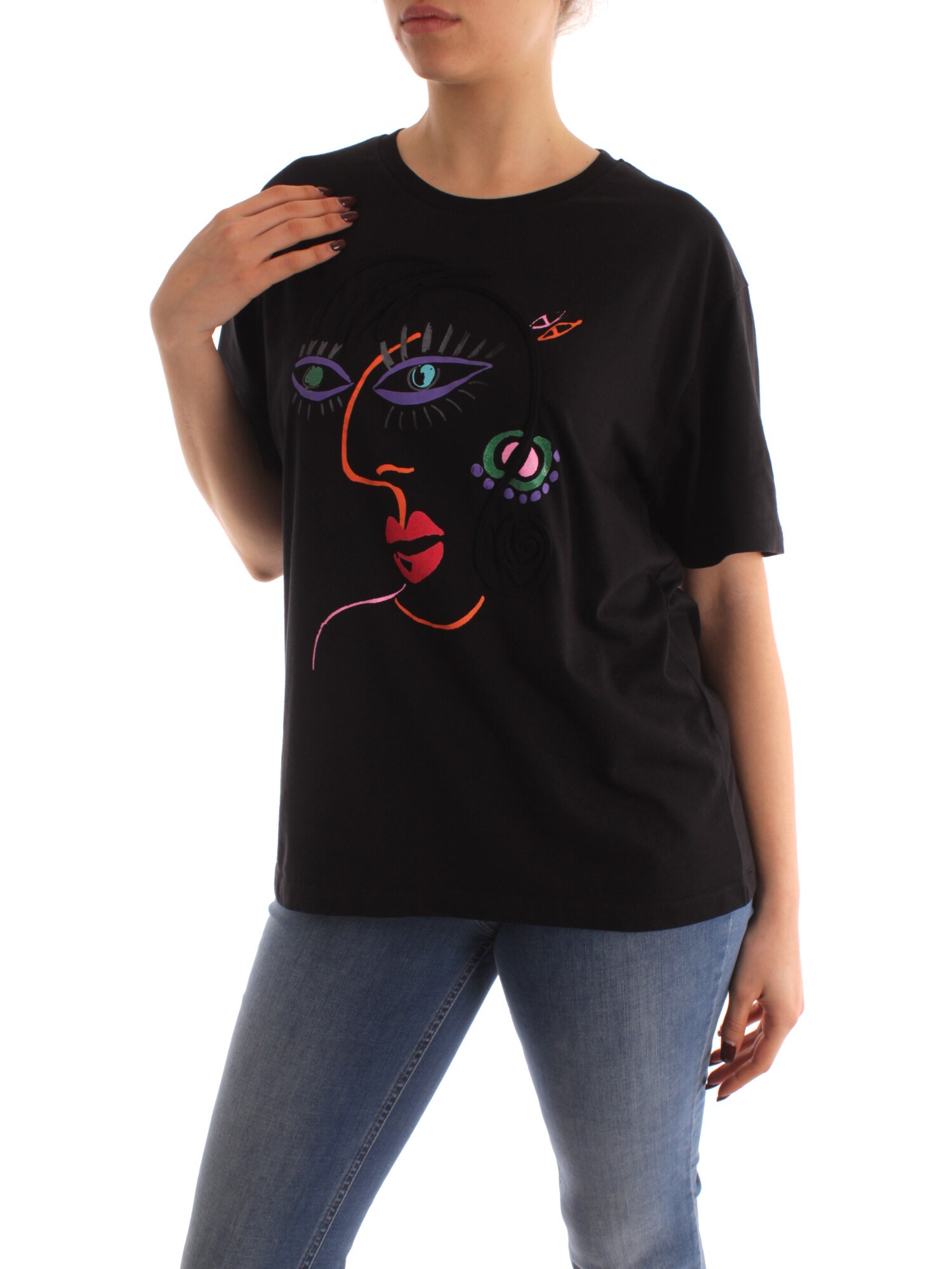 Desigual 23SWTKBU BLACK Clothing Woman