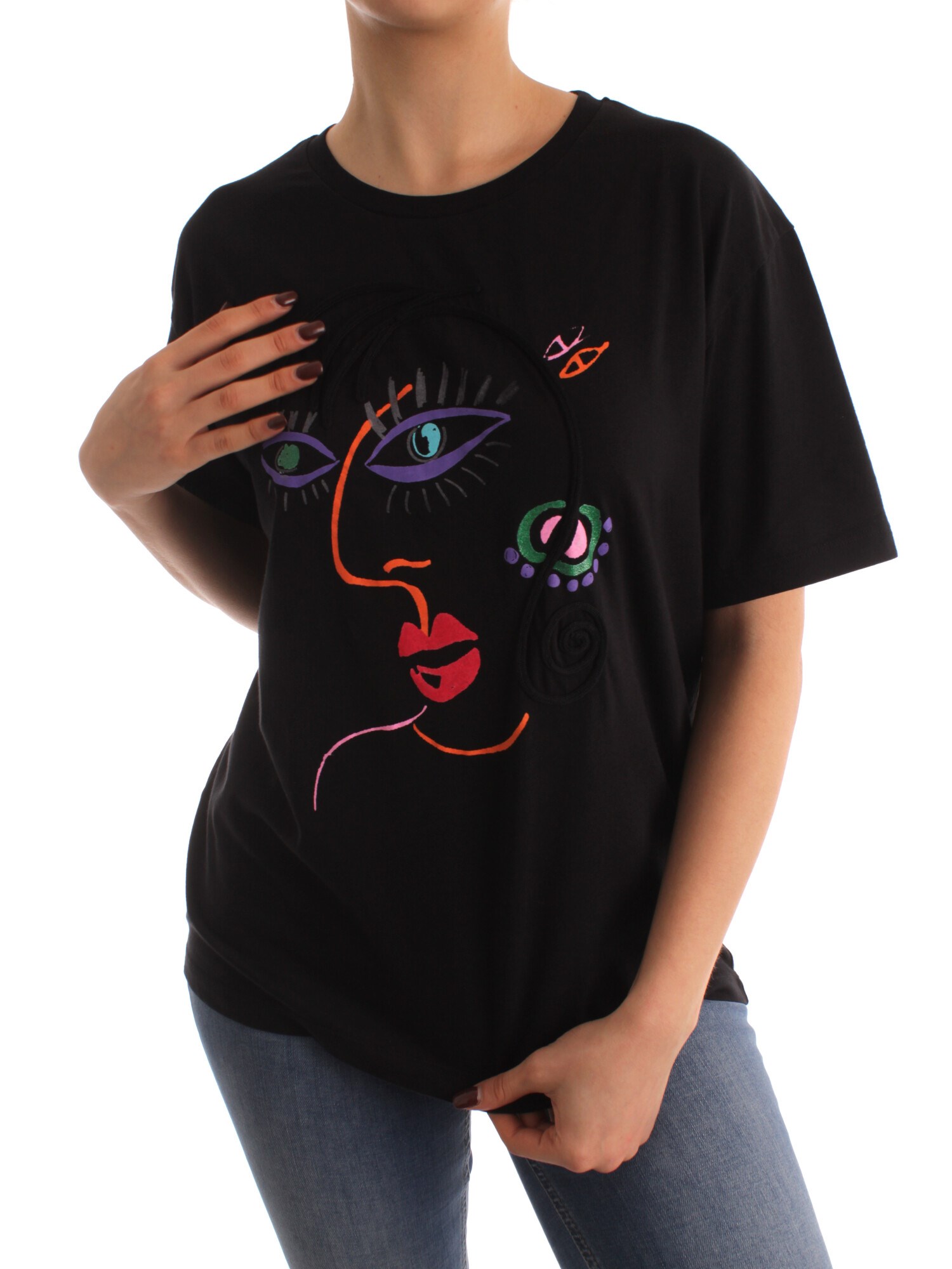Desigual 23SWTKBU BLACK Clothing Woman
