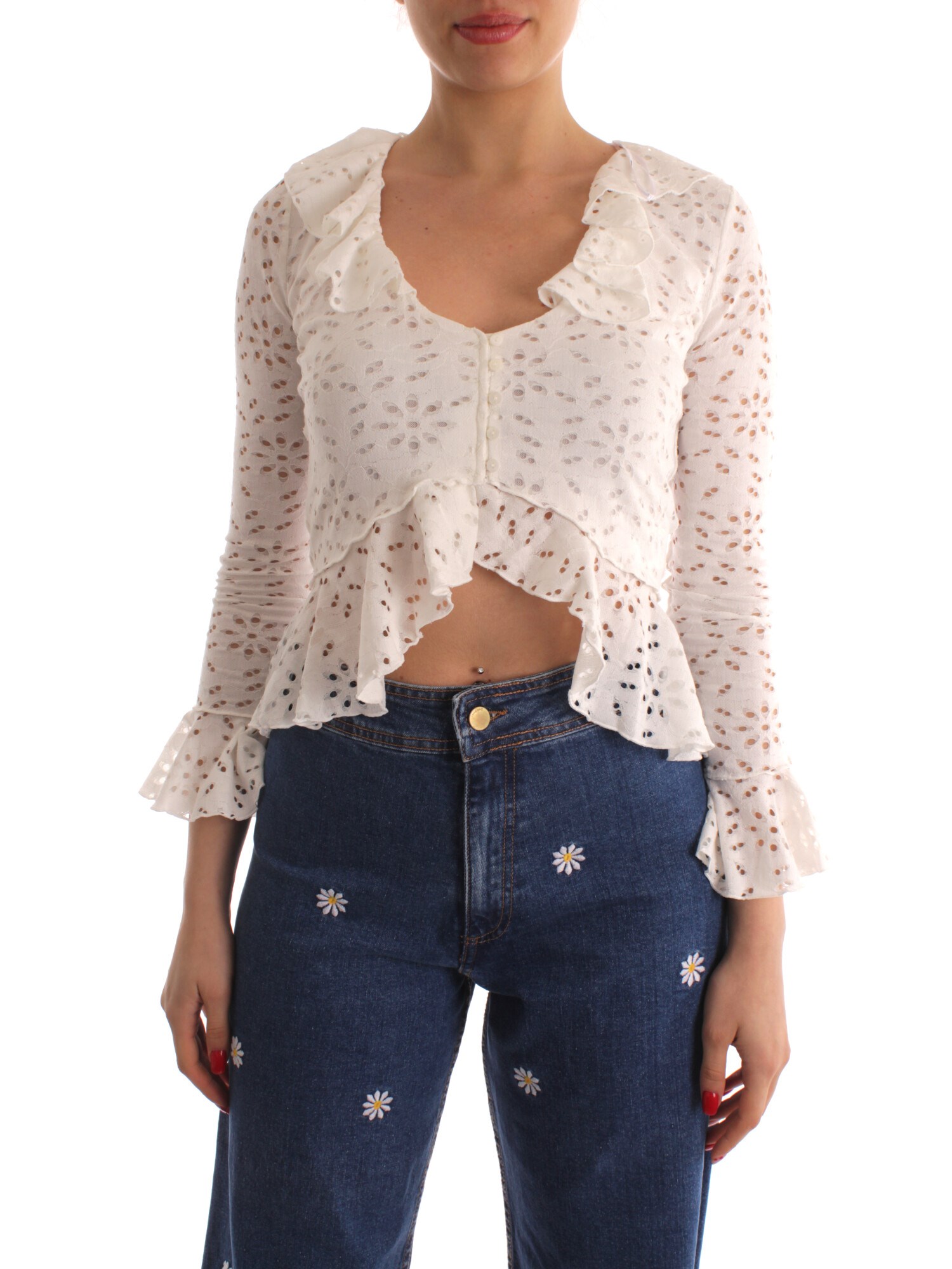 Desigual 23SWTKBY WHITE Clothing Woman