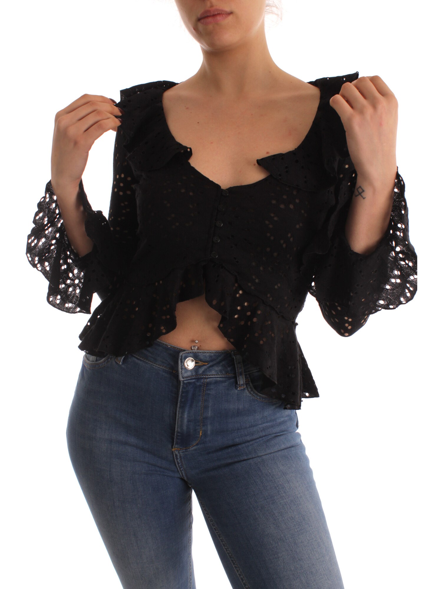 Desigual 23SWTKBY BLACK Clothing Woman