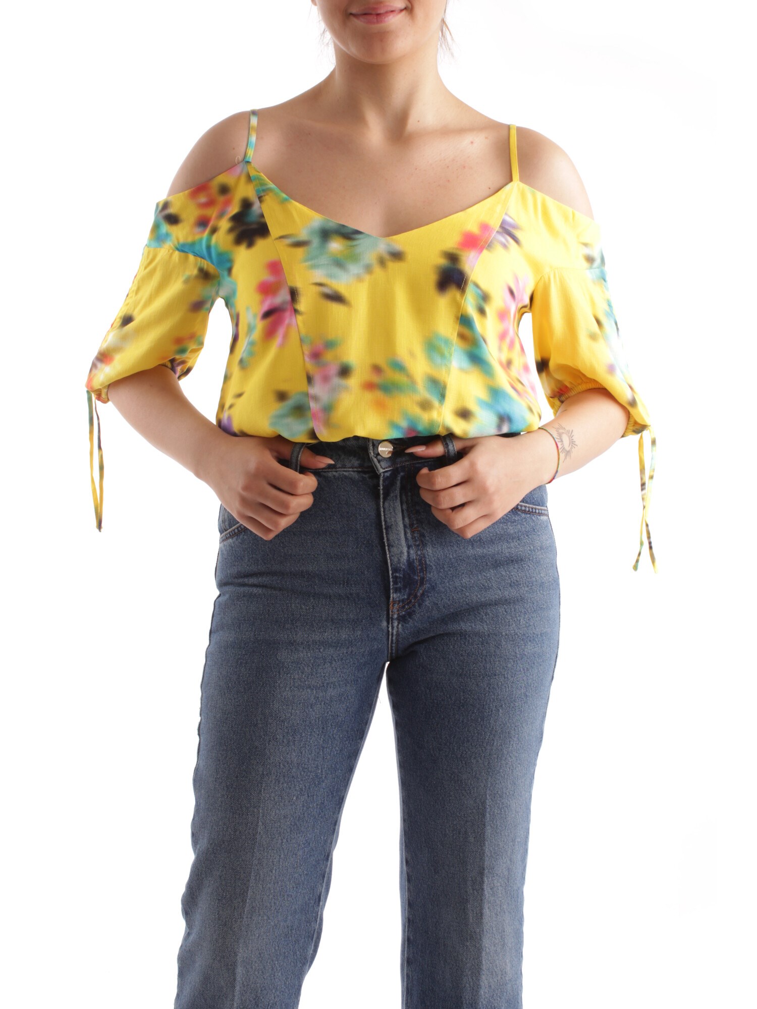 Desigual 23SWBW20 YELLOW Clothing Woman