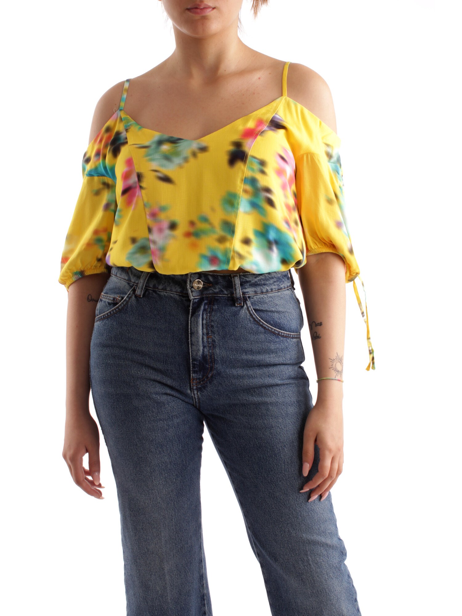 Desigual 23SWBW20 YELLOW Clothing Woman