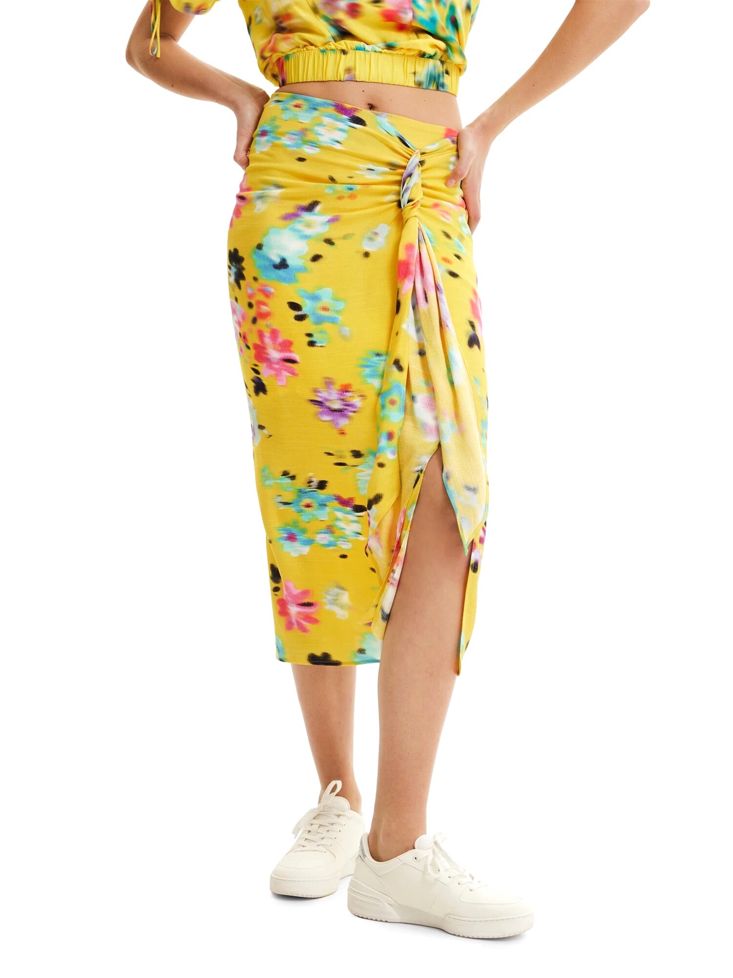 Desigual 23SWFW19 YELLOW Clothing Woman