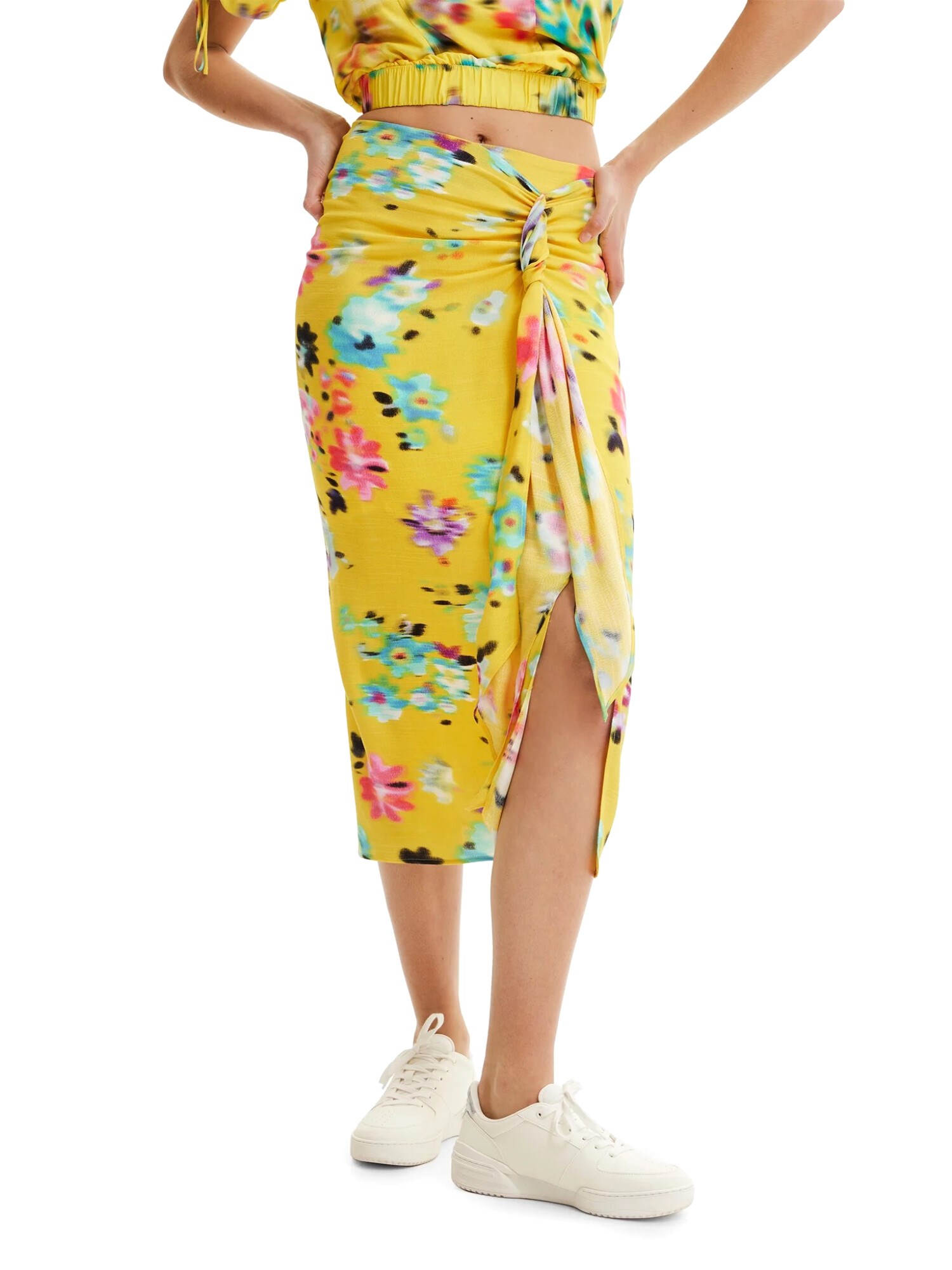Desigual 23SWFW19 YELLOW Clothing Woman
