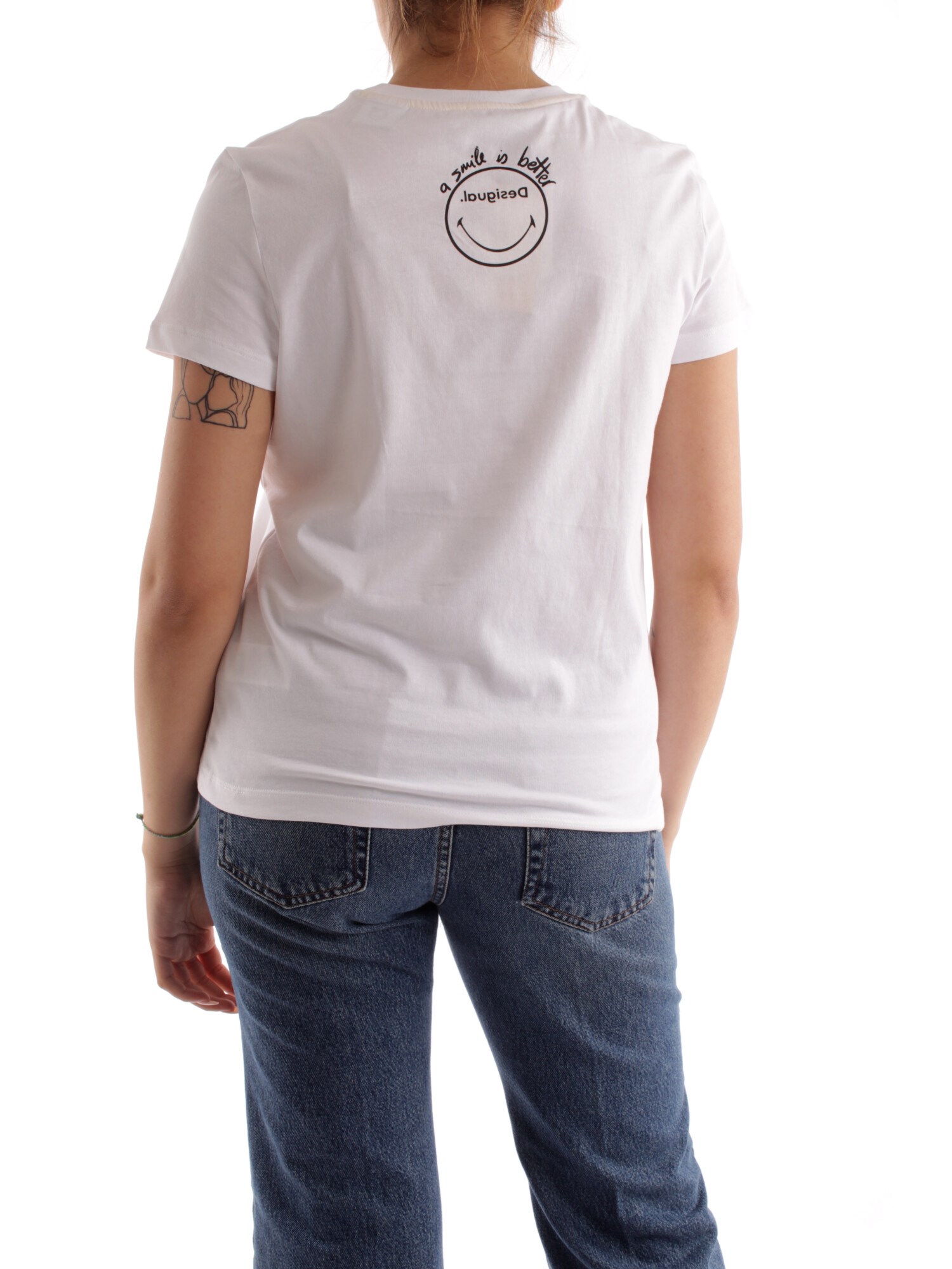 Desigual 23SWTKA0 WHITE Clothing Woman