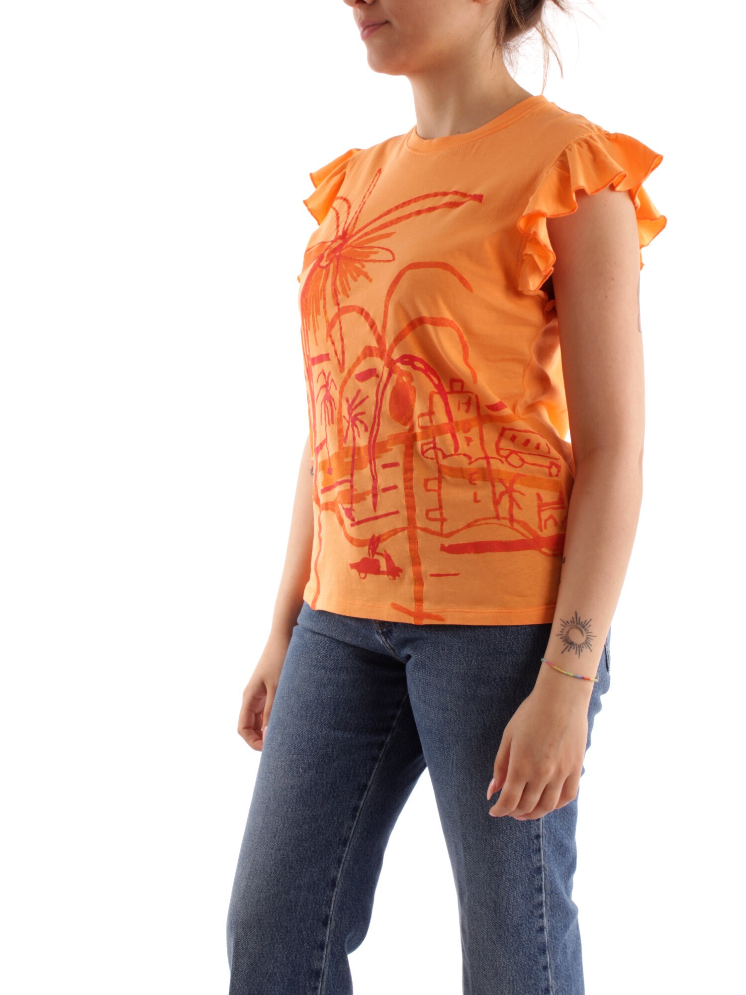 Desigual 23SWTKCA ORANGE Clothing Woman