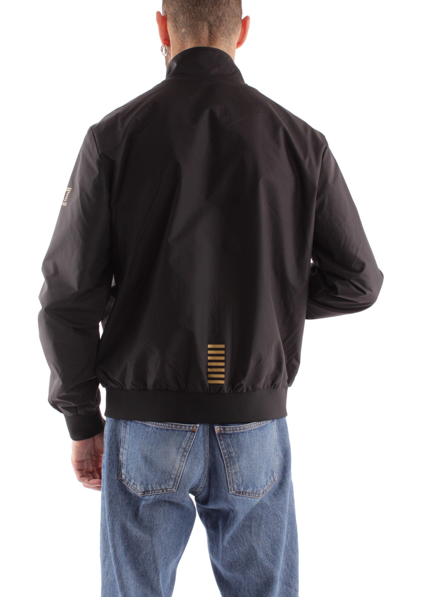 Ea7 Clothing Man Bomber BLACK 3RPB11
