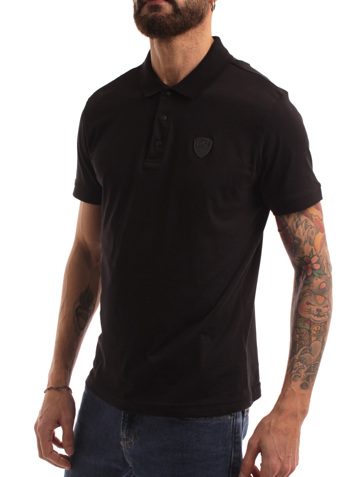 Ea7 Clothing Man Short sleeves BLACK 3RPF40