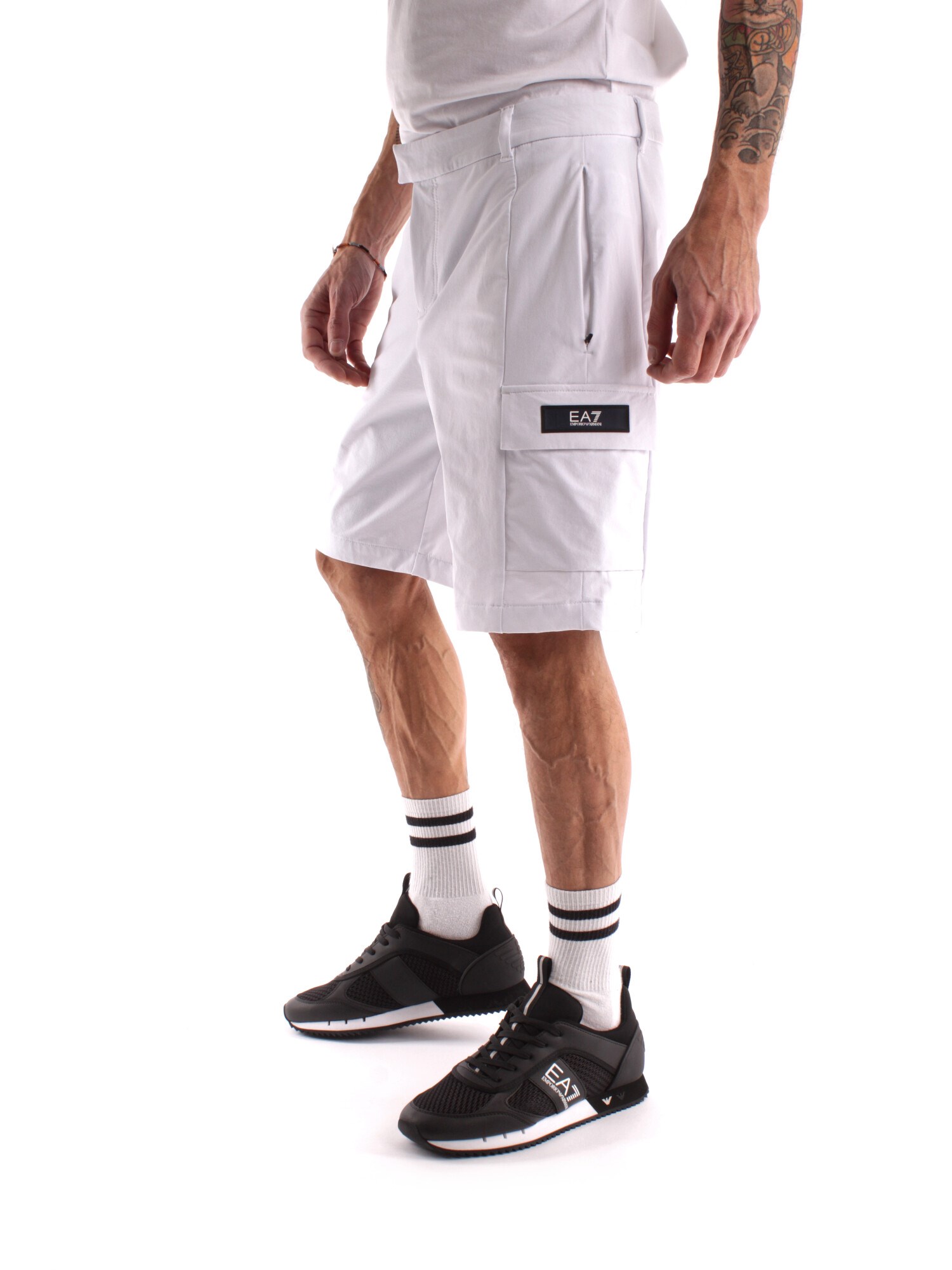 Ea7 Clothing Man bermuda WHITE 3RPS01