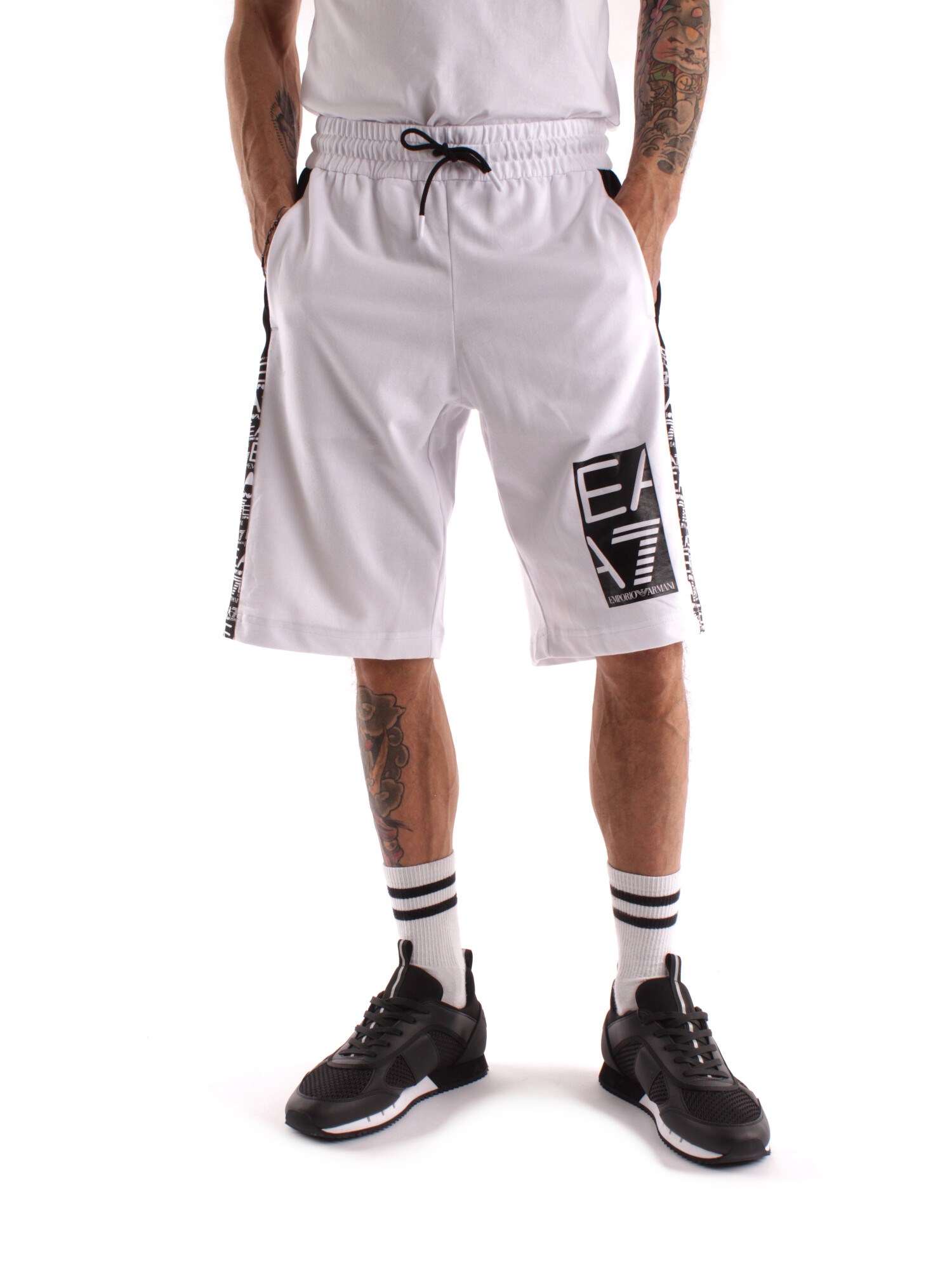 Ea7 Clothing Man bermuda WHITE 3RPS62