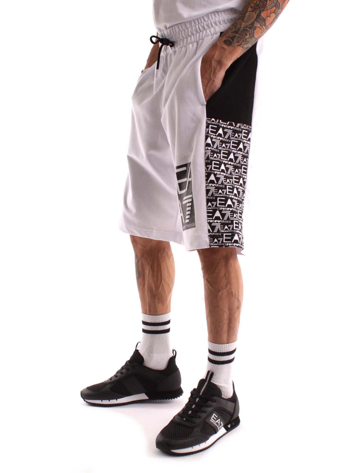 Ea7 Clothing Man bermuda WHITE 3RPS62