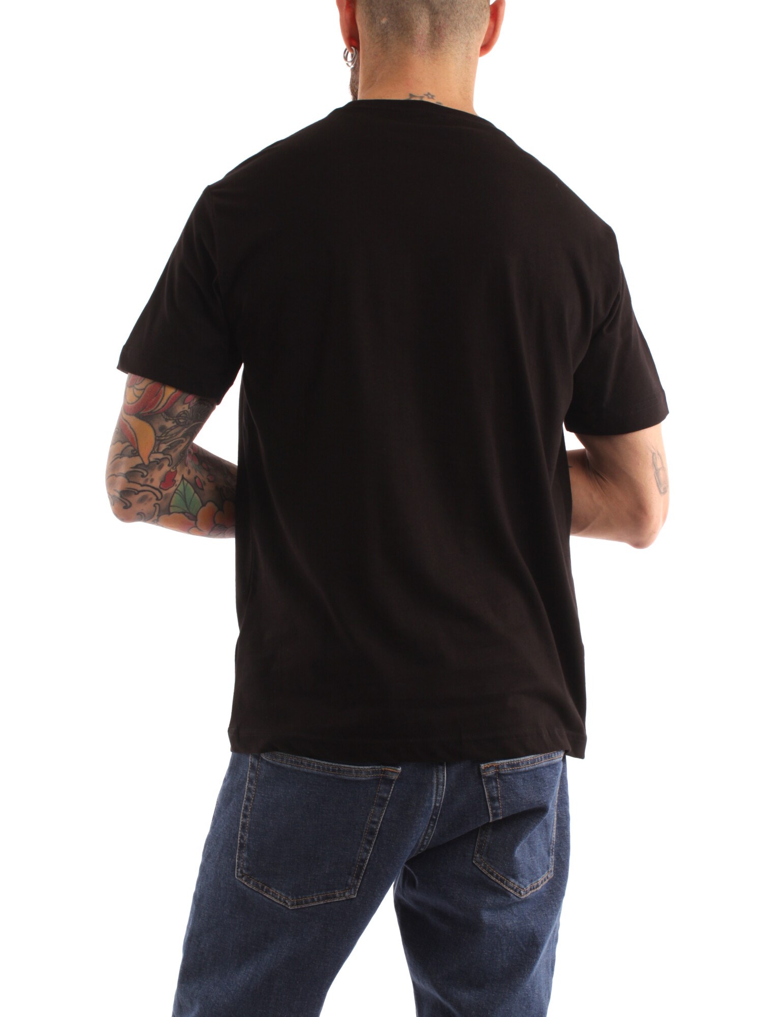 Ea7 Clothing Man Short sleeve BLACK 3RPT05